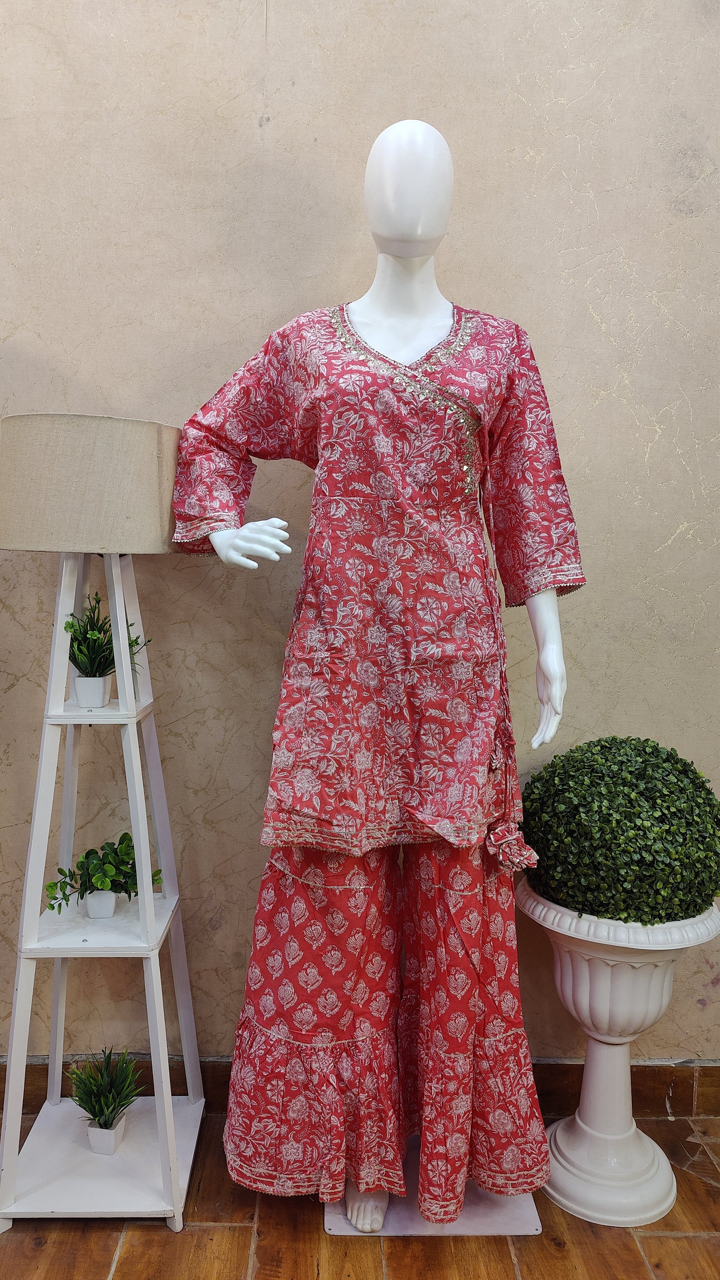 Pure Cotton Sharara set HM91425