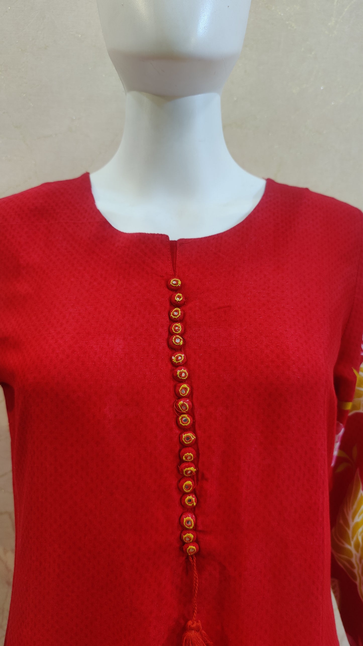Pure Muslin Kurti with pant and dupatta M91425/AUR