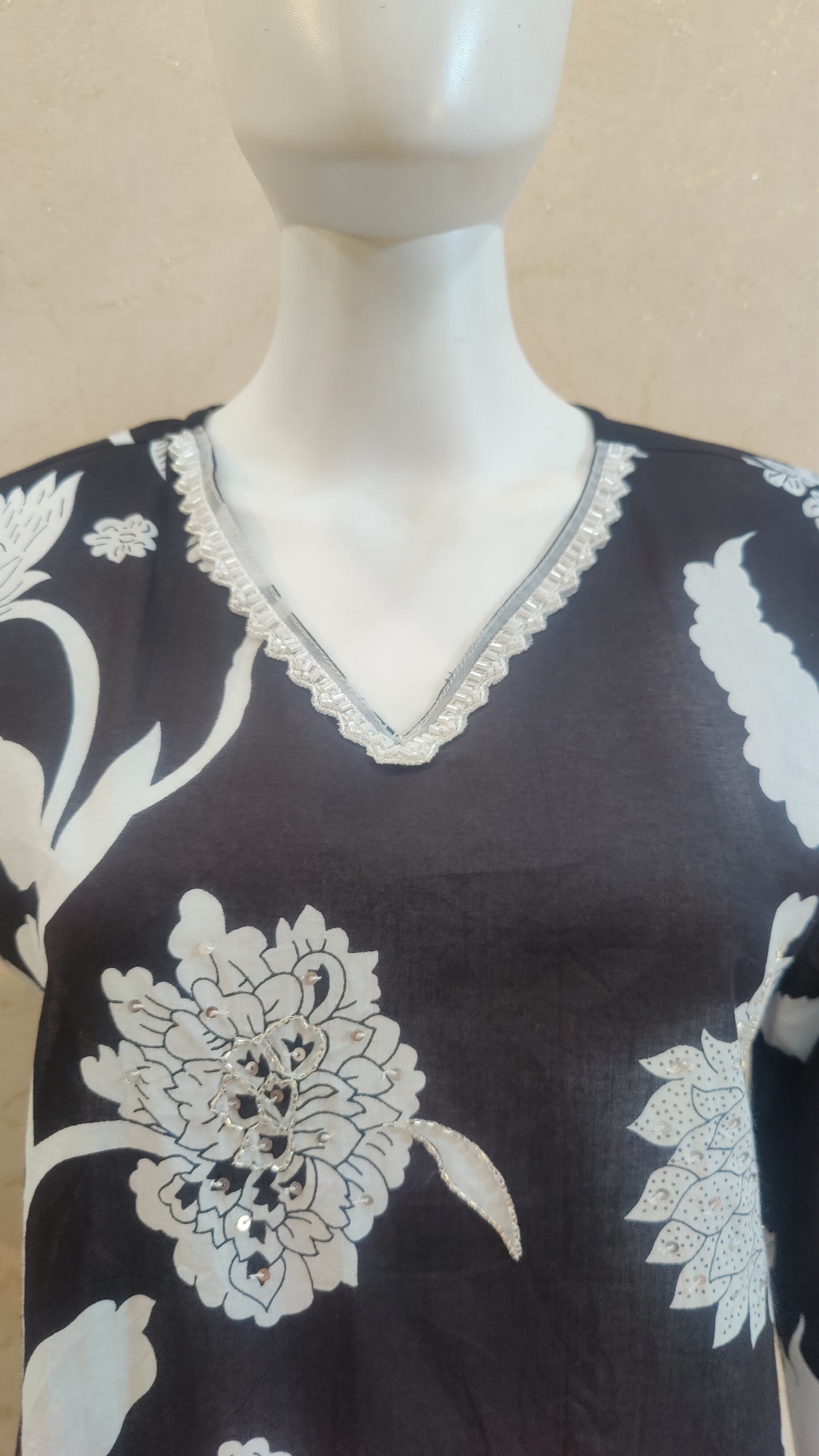 Pure Cotton Kurti with pant and dupatta M91025/AUR