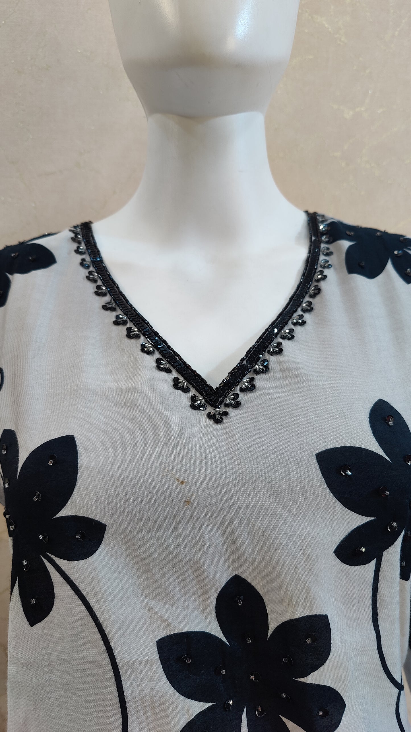 Muslin Kurti with pant and dupatta M8840/AUR