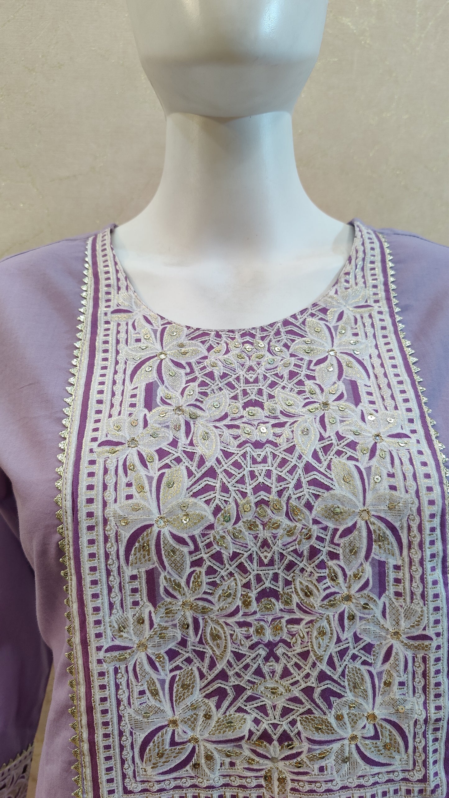 Pure Cotton Kurti with pant and dupatta M91025/GB