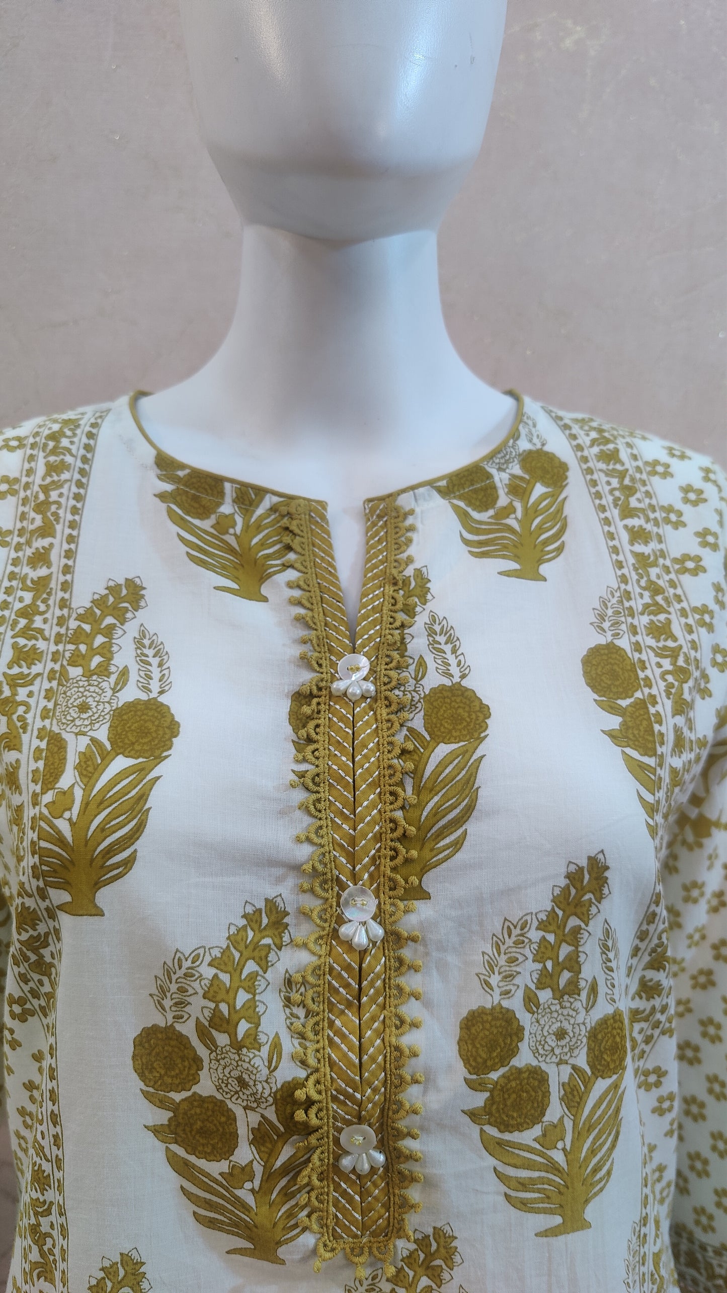 Pure Cotton Kurti with pant and dupatta M8895/GB