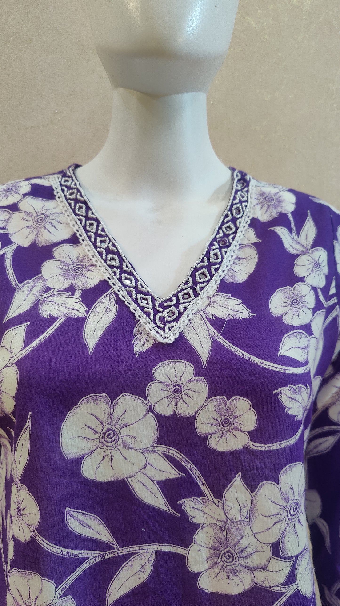 Pure Cotton Kurti with pant and dupatta M9945/AUR