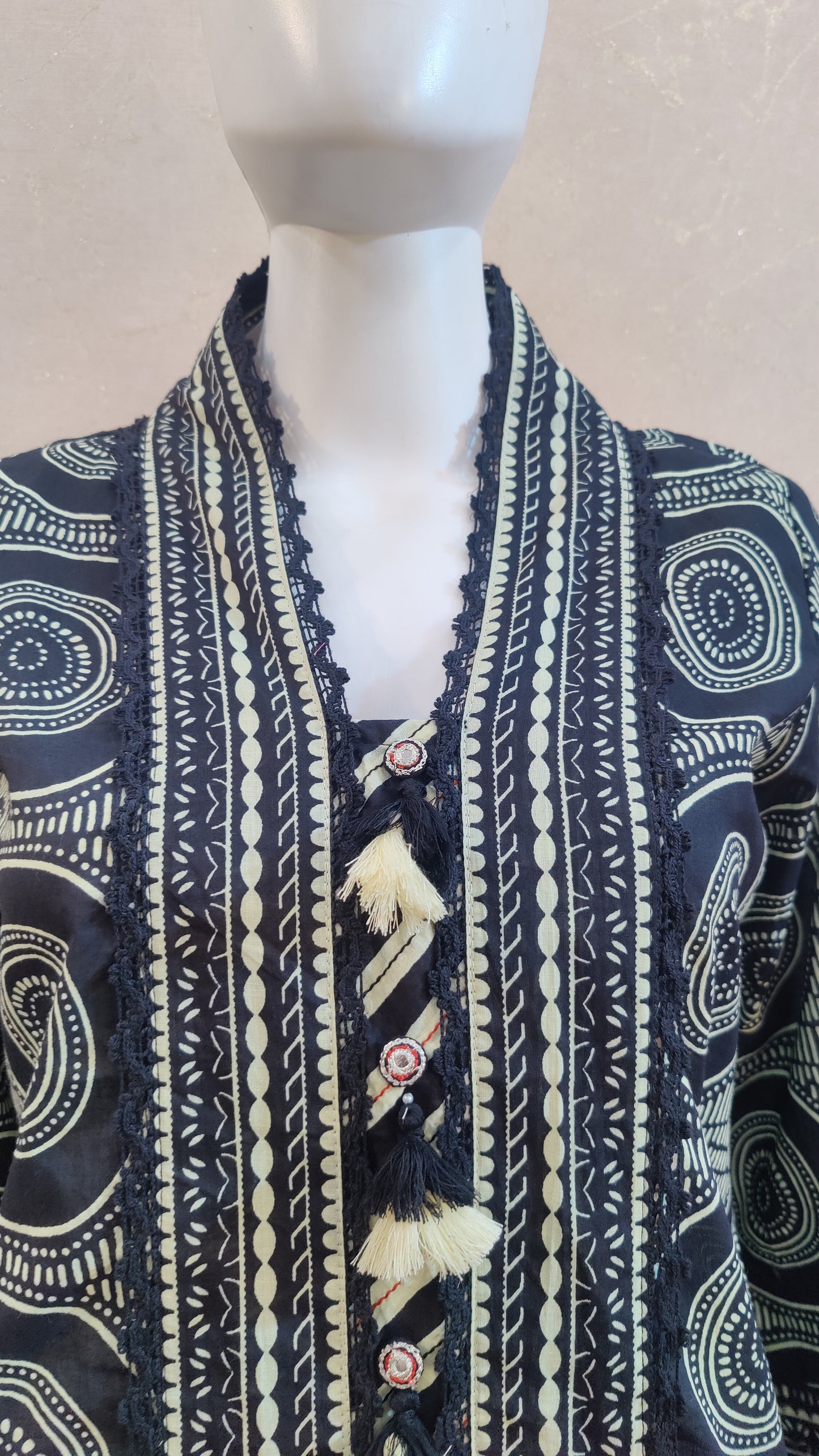 Pure Cotton Kurti with pant and dupatta M91195/GB