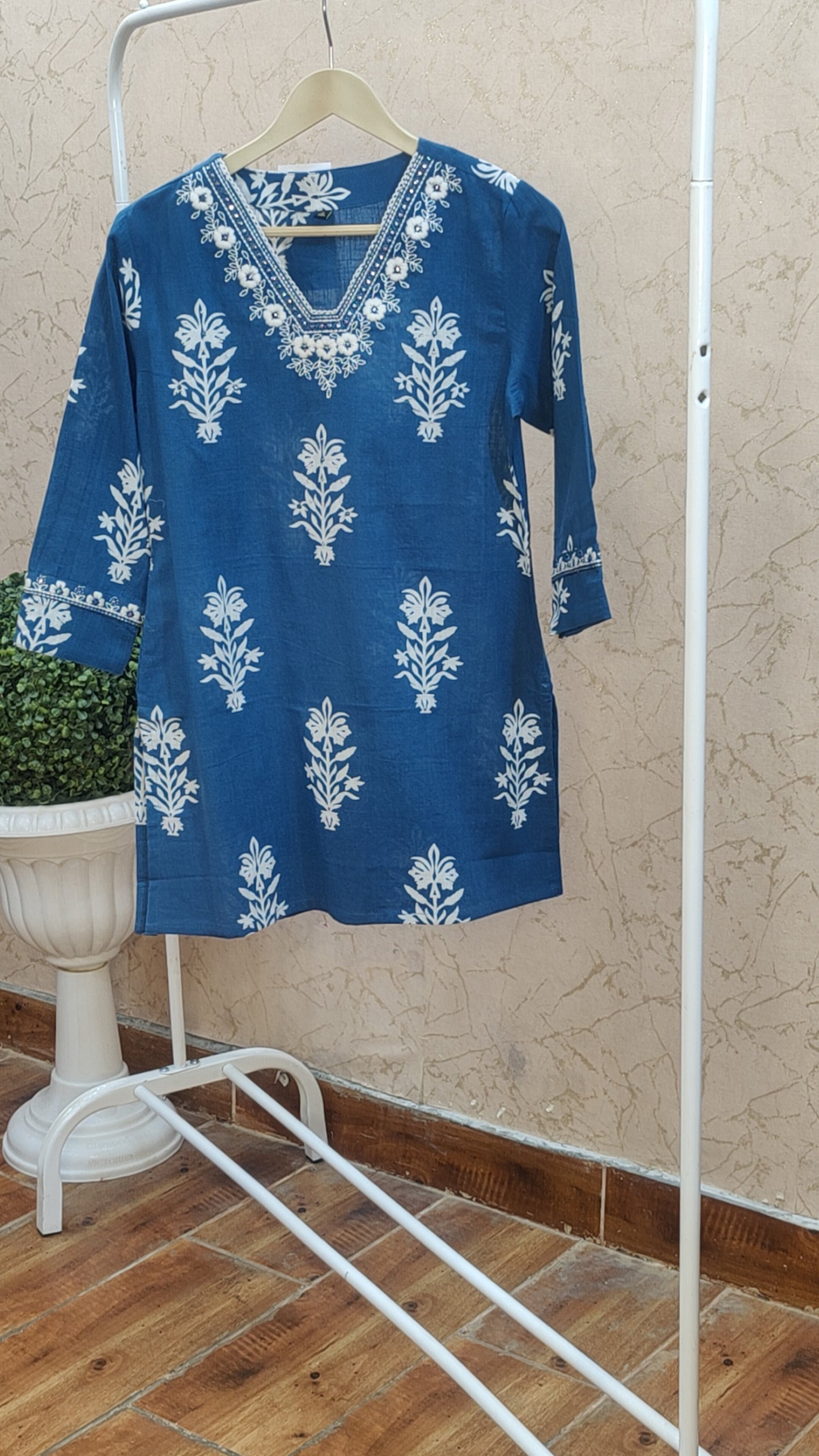 Pure Cotton Short Kurti M4475/FL
