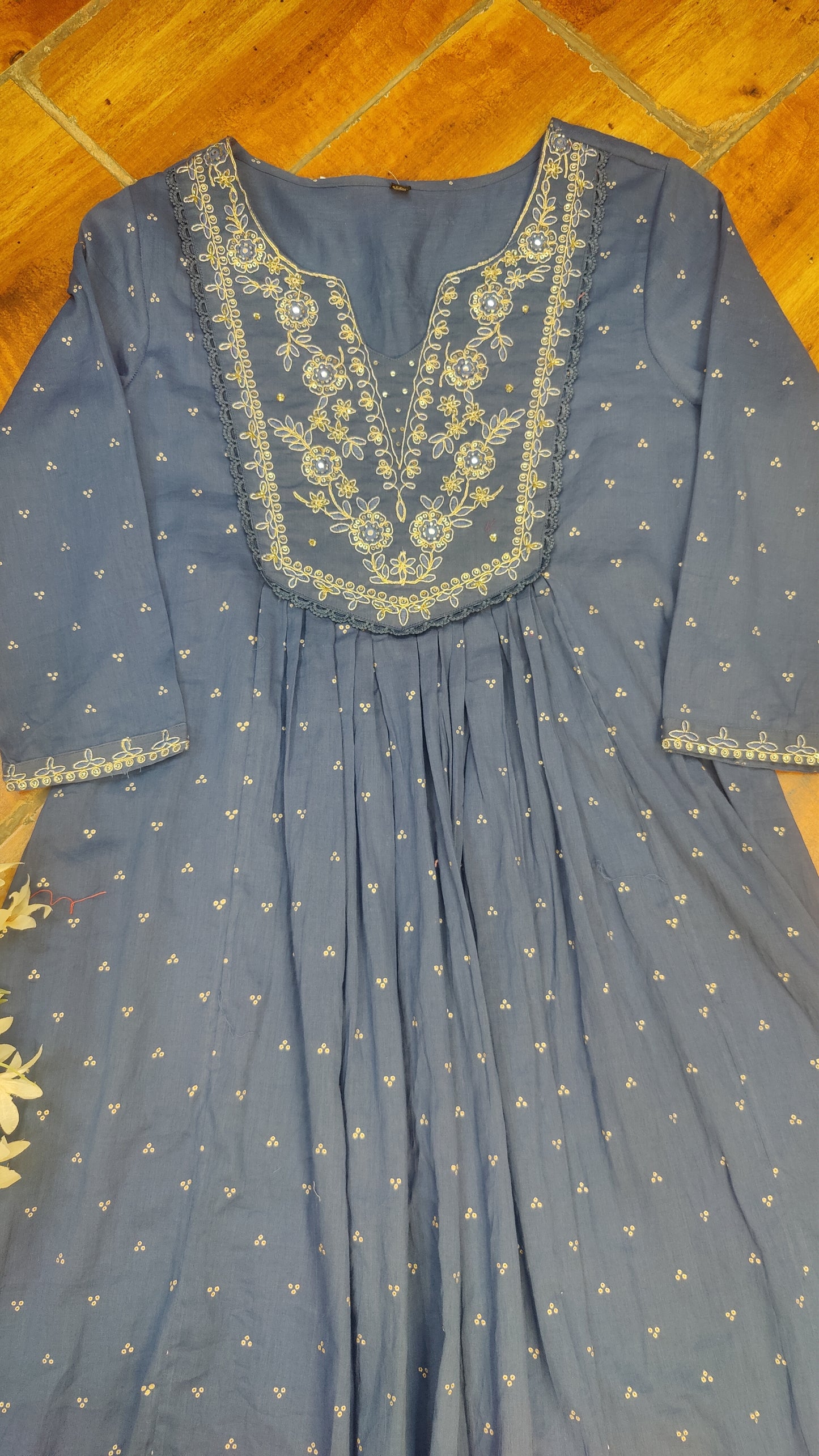 Pure Cotton kurti with pant and dupatta M91050RSP