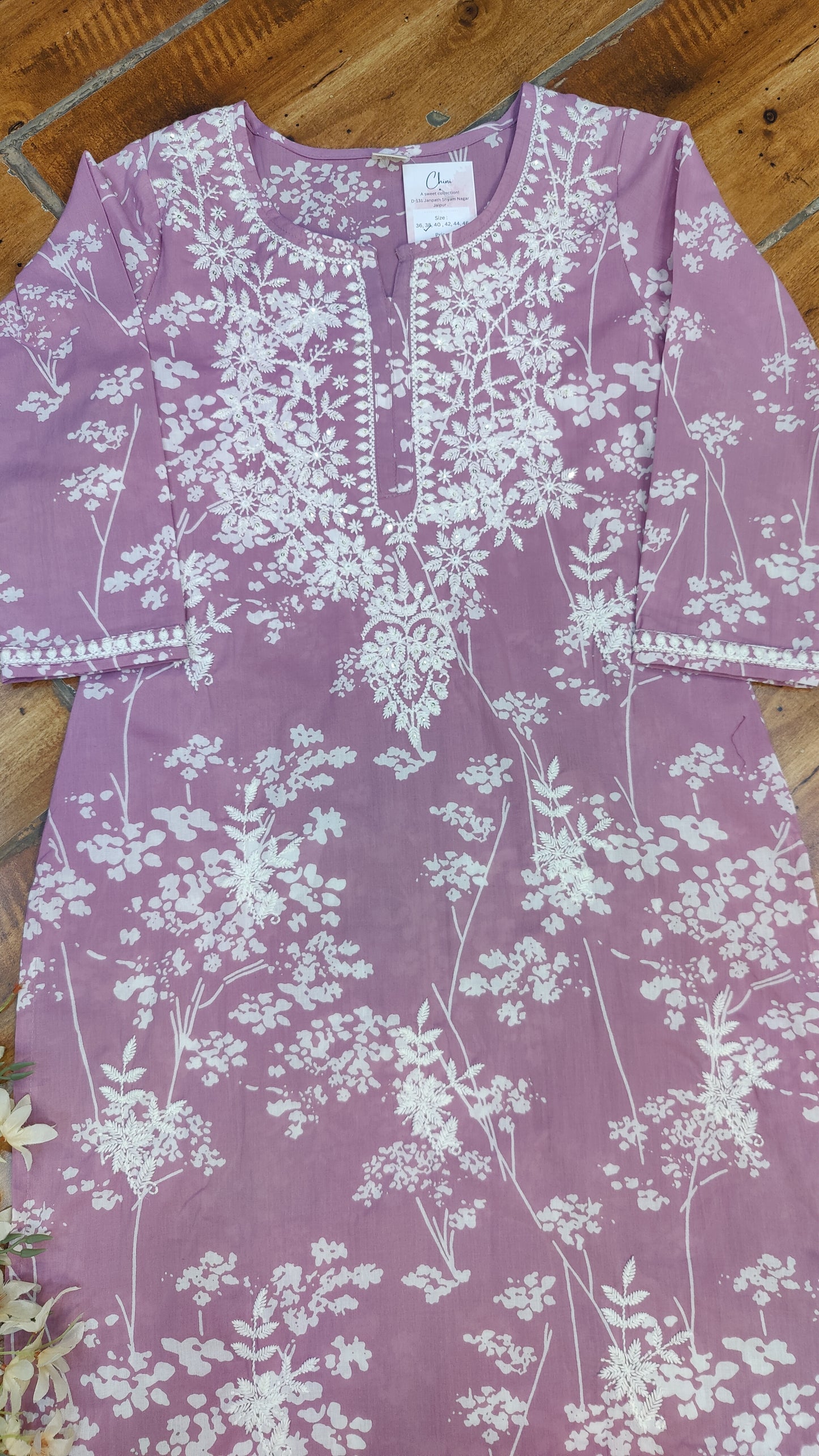 Pure Cotton kurti with pant and dupatta M91050RSP