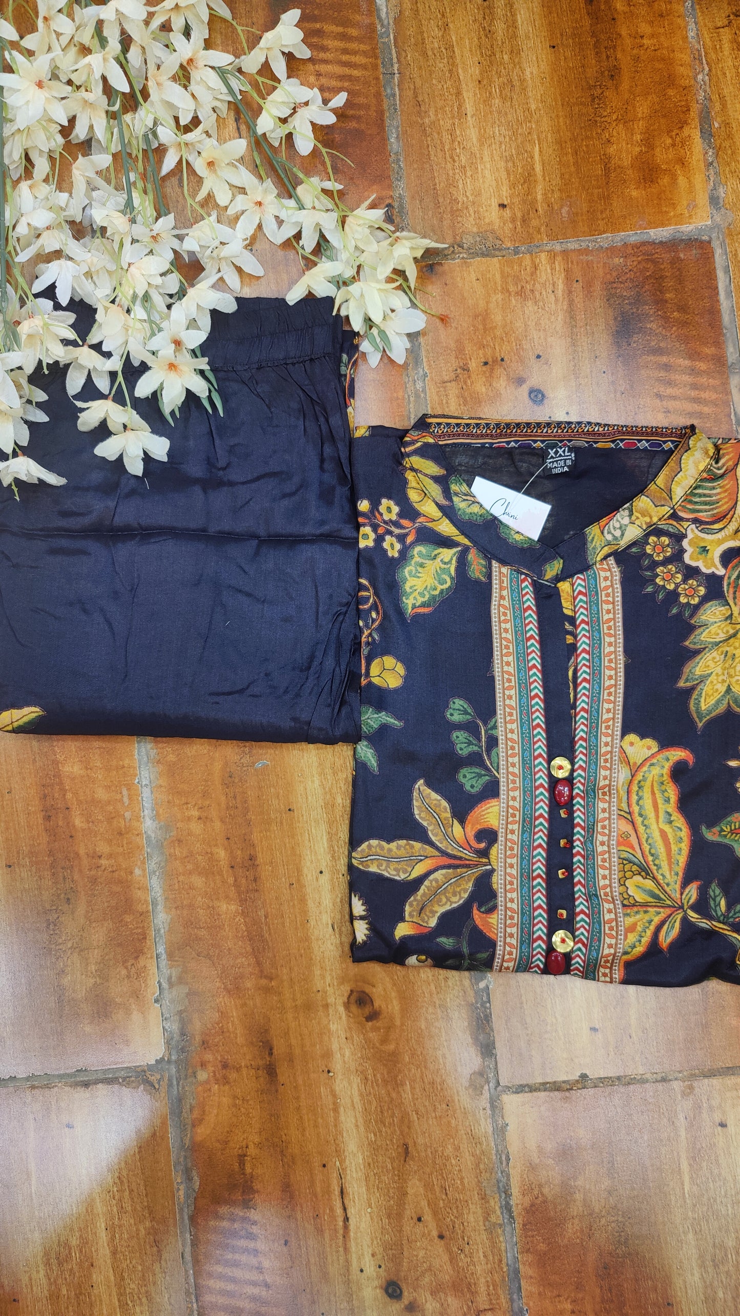 Pure Muslin Co-ord Set M1250/GB