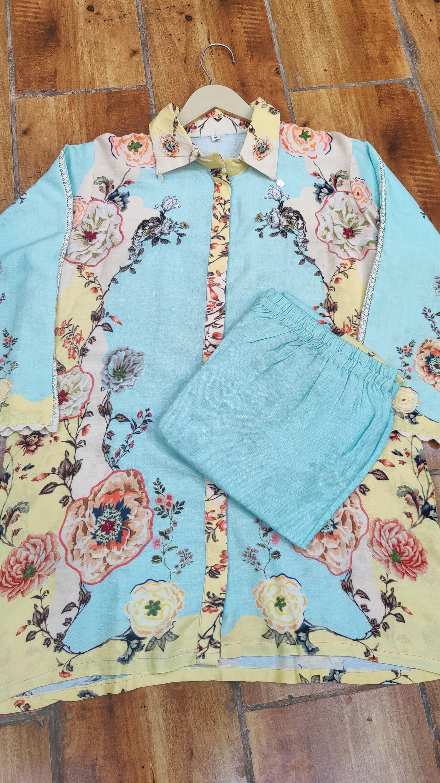 Linen Cotton Co-ord Set M91380/GB