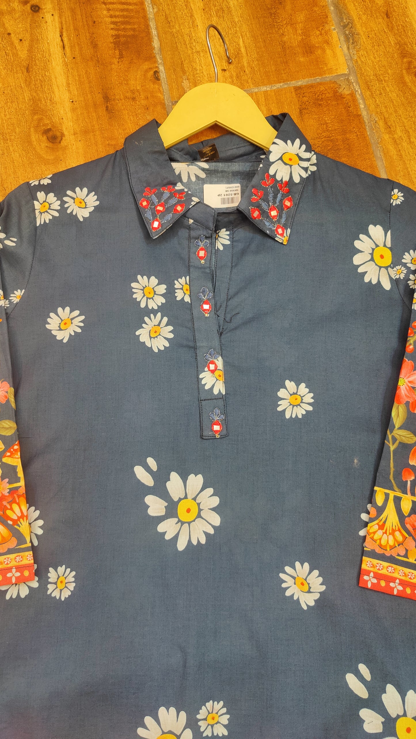 Pure Cotton kurti with pant M9920/GB