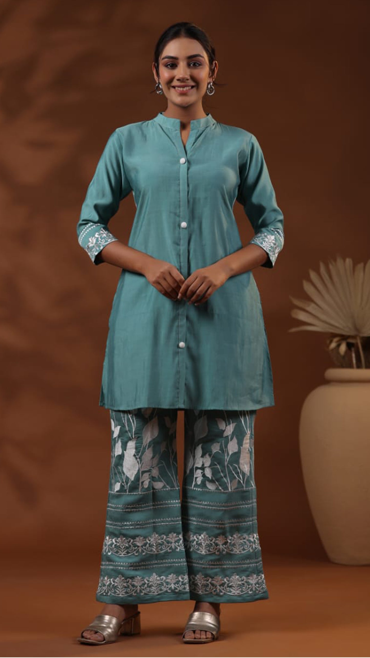 Pure Silk Coord set OM91380GBC