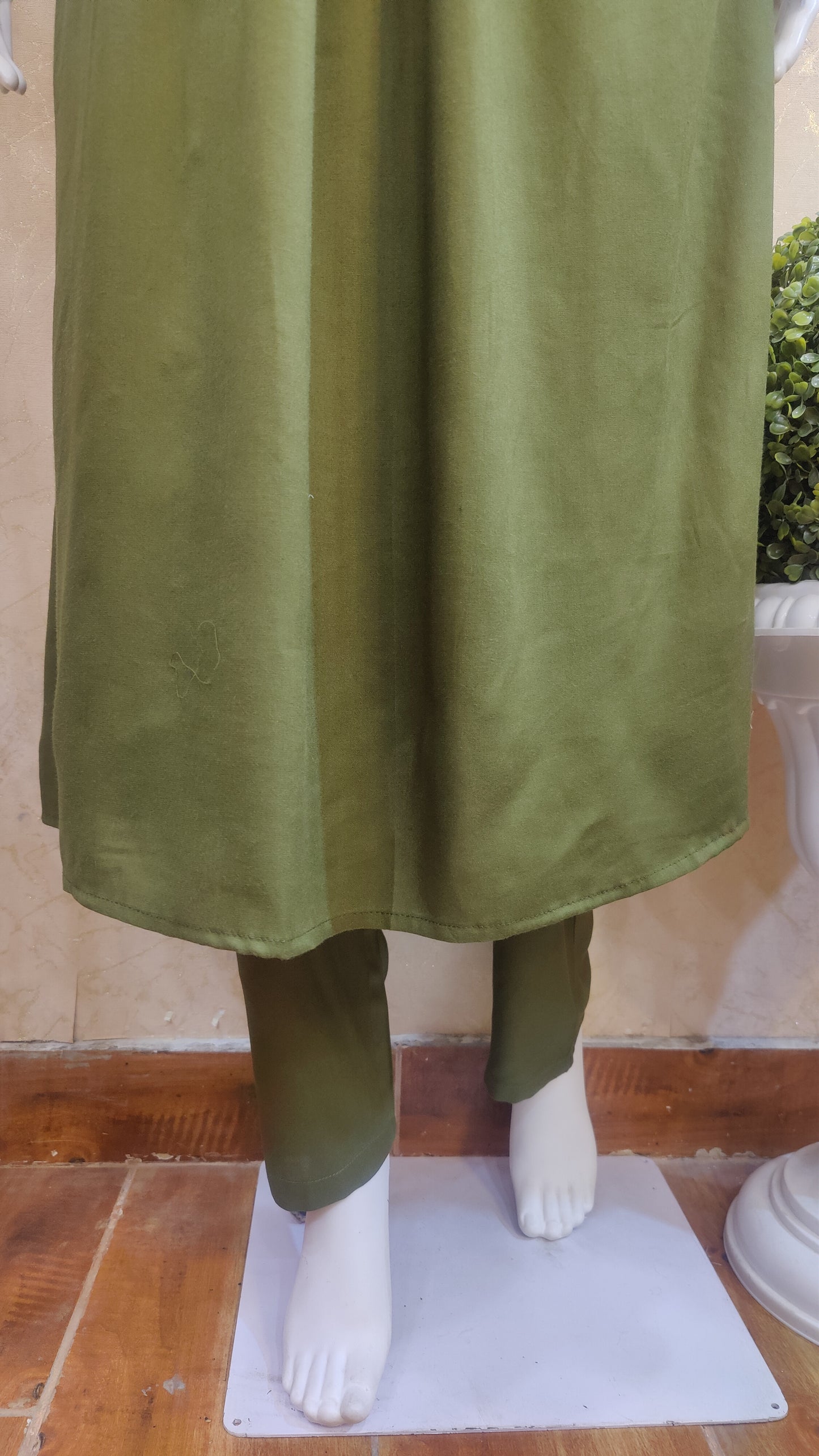 Pure Cotton kurti with pant and Dupatta M91050/RST