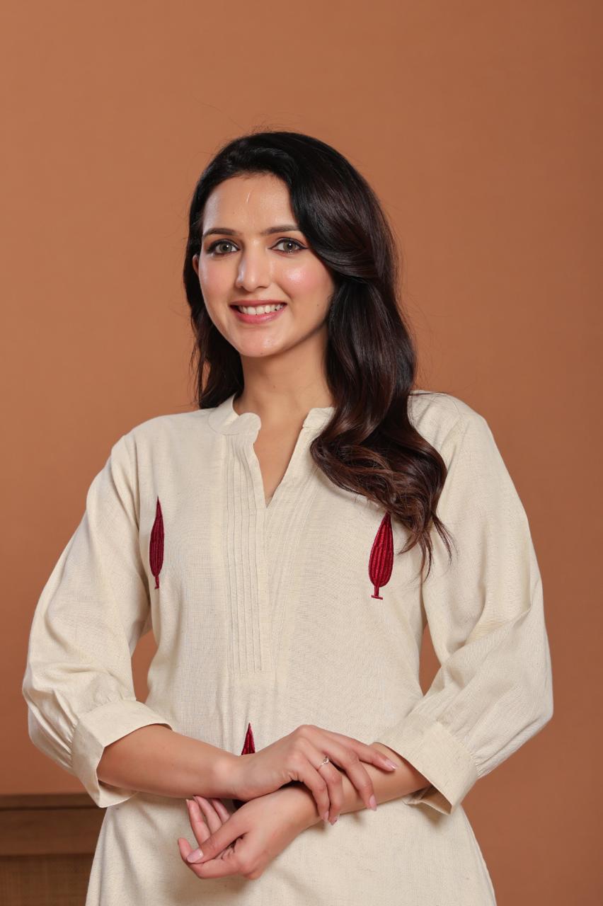 Pure Cotton Kurti with pant M7795/SS