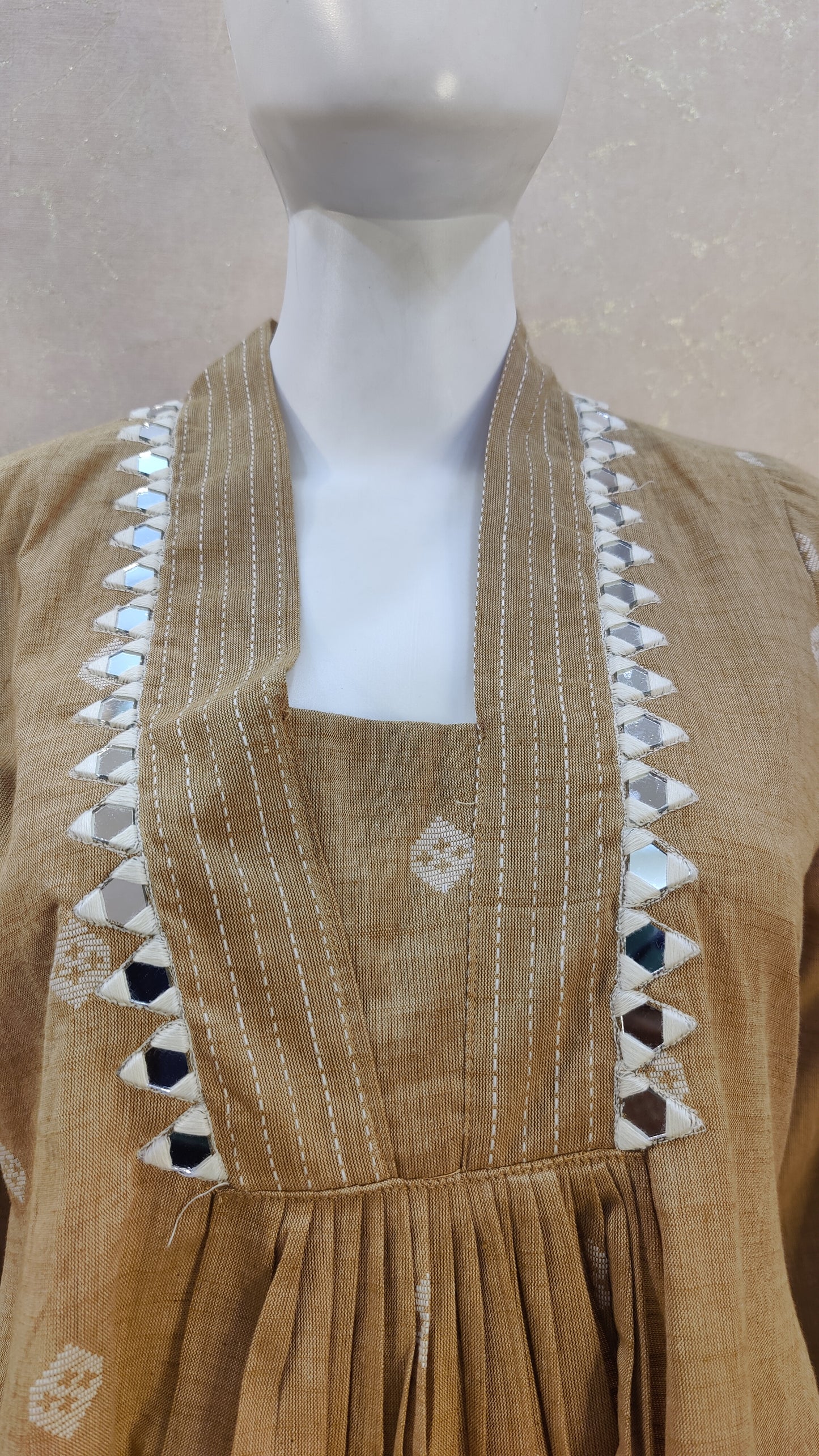 Pure Linen Cotton Kurti with pant M91750FL