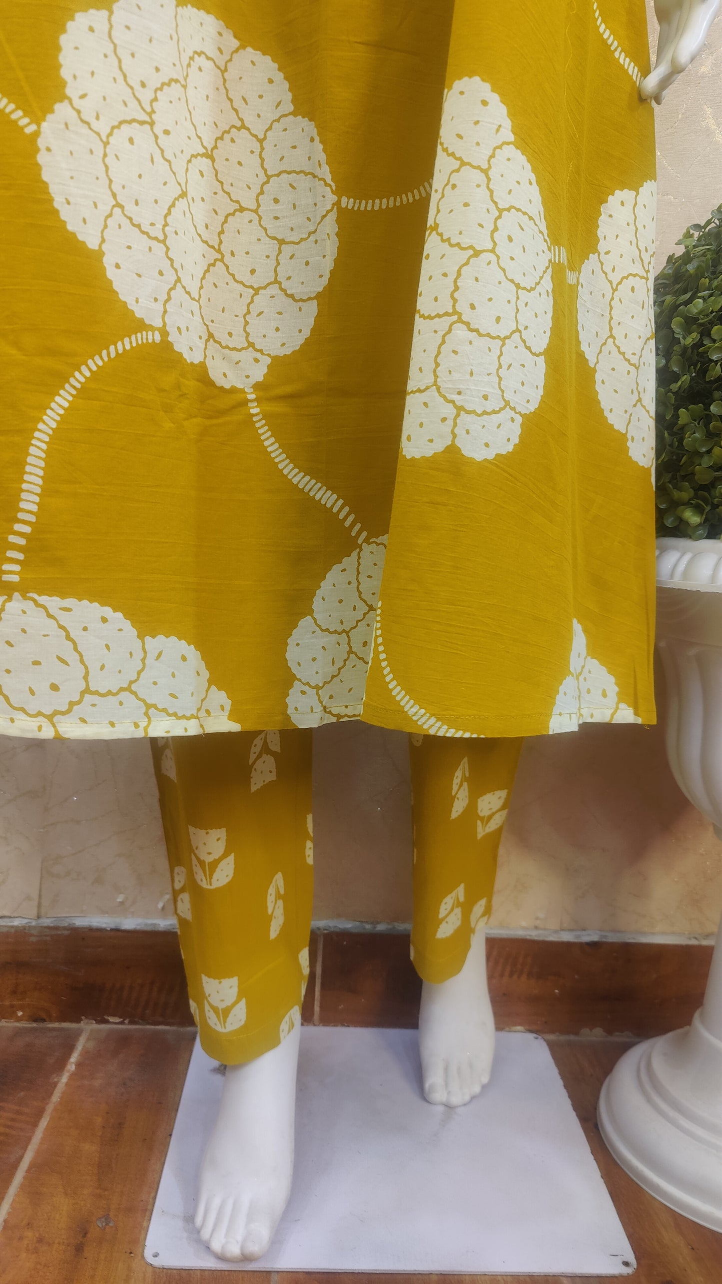 Pure Cotton kurti with pant and Dupatta M9970/GLS