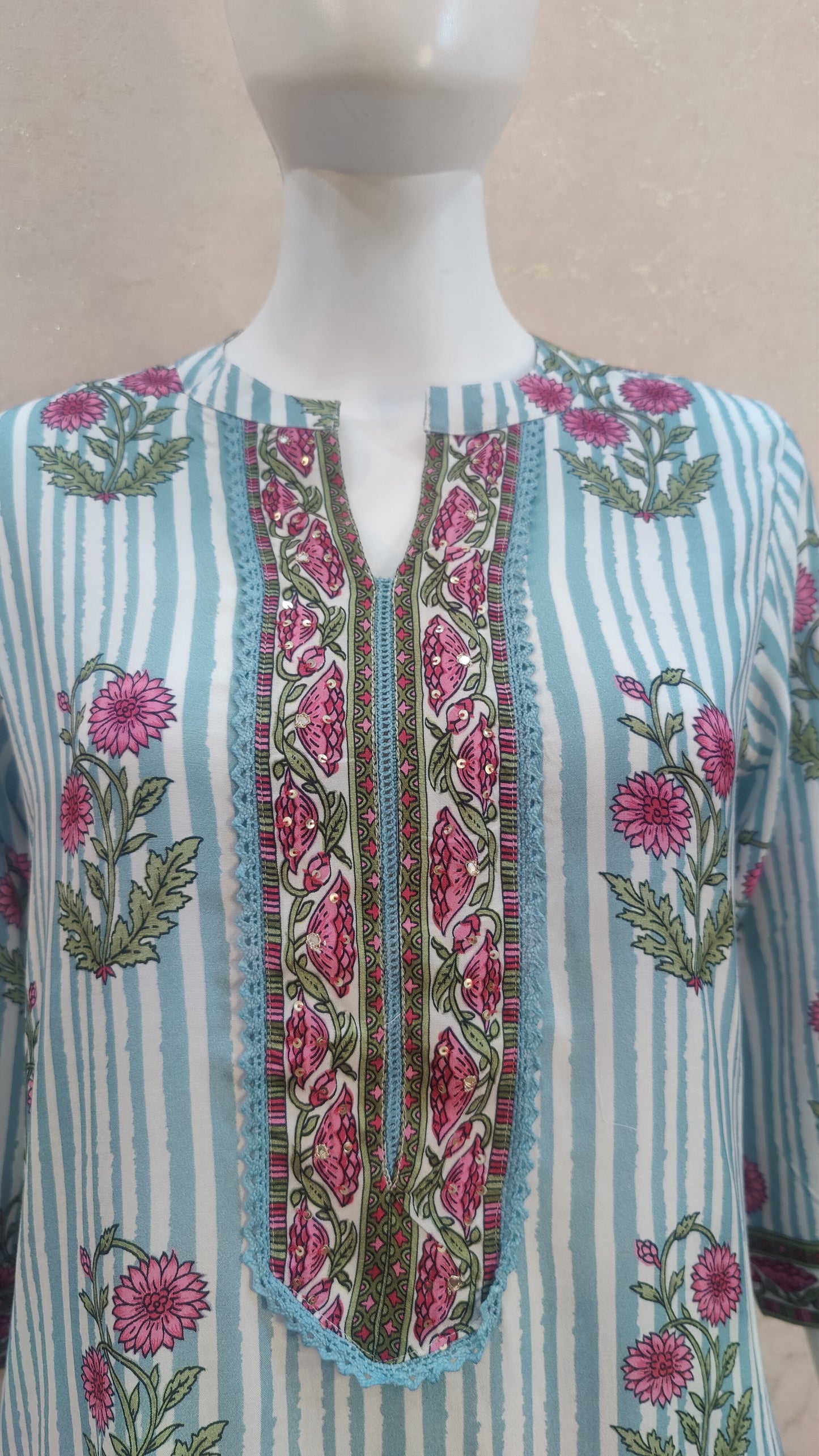 Pure Muslin Kurti with pant M91195/GB
