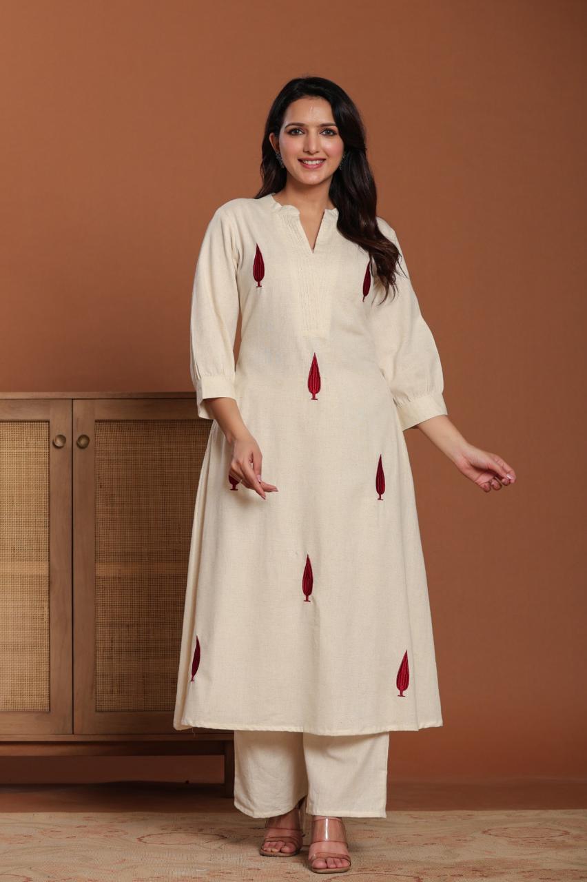 Pure Cotton Kurti with pant M7795/SS
