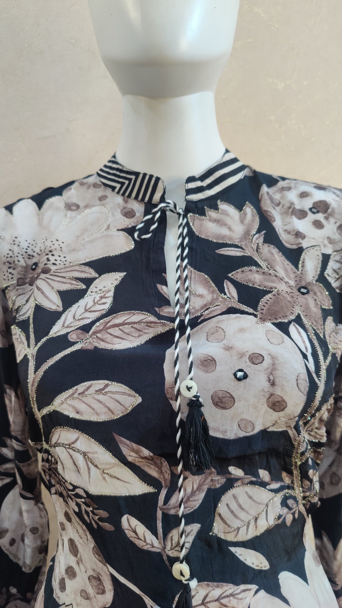 Pure Crape Co-ord set M91525/AUR