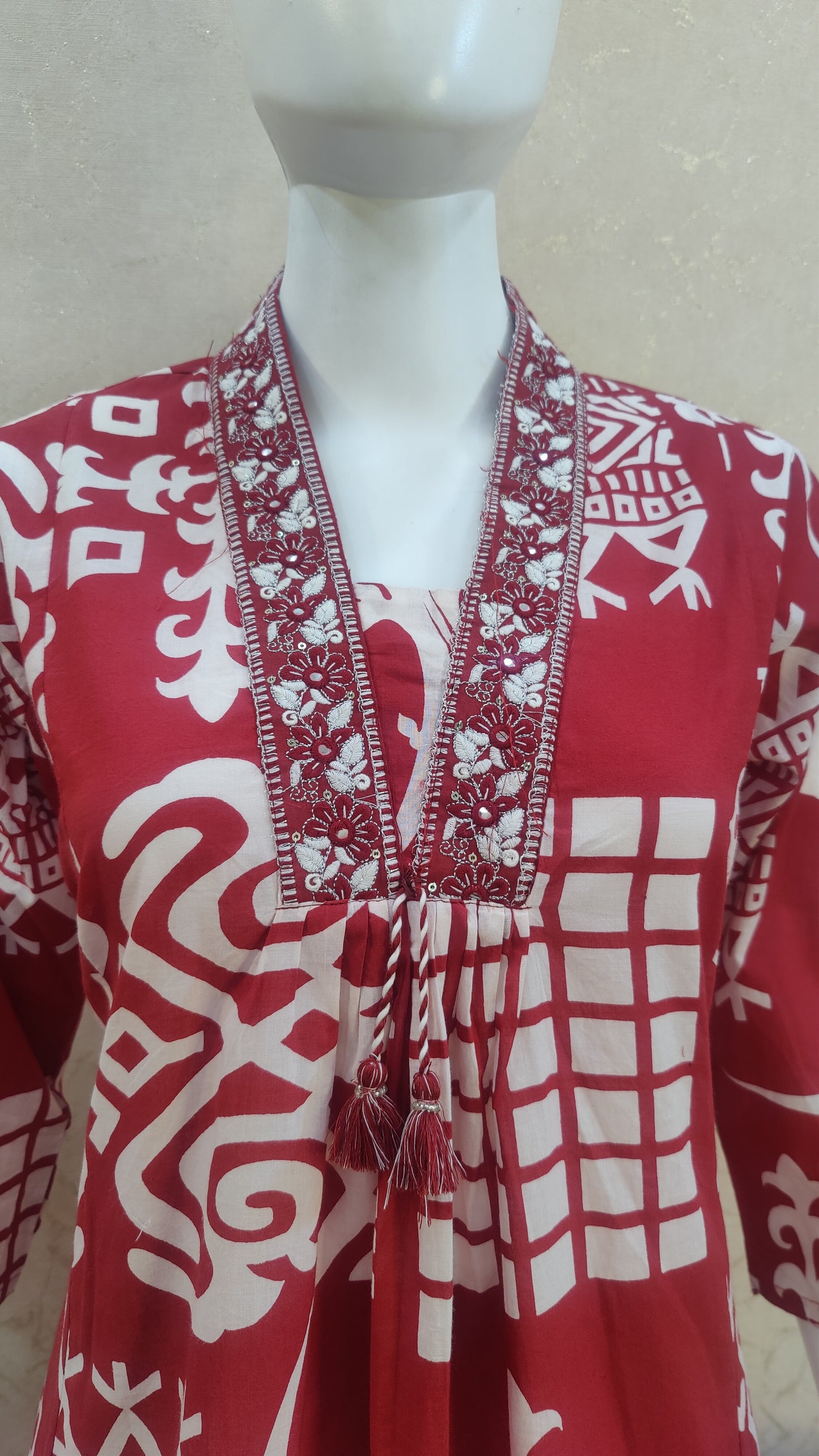 Pure Cotton Kurti with pant and Dupatta M9920/AUR