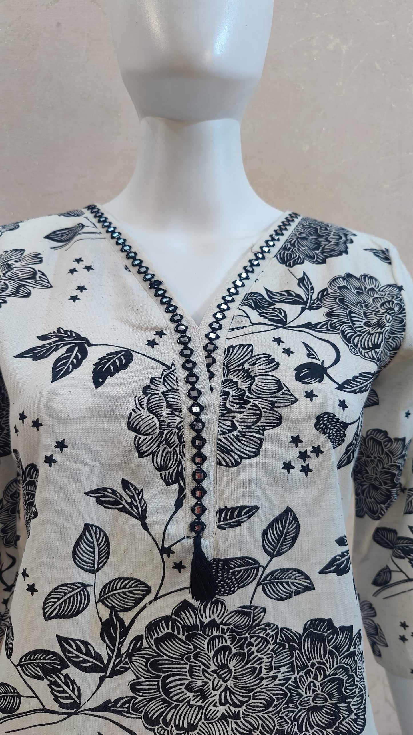 Pure Cotton Kurti with pant set M8840/AUR