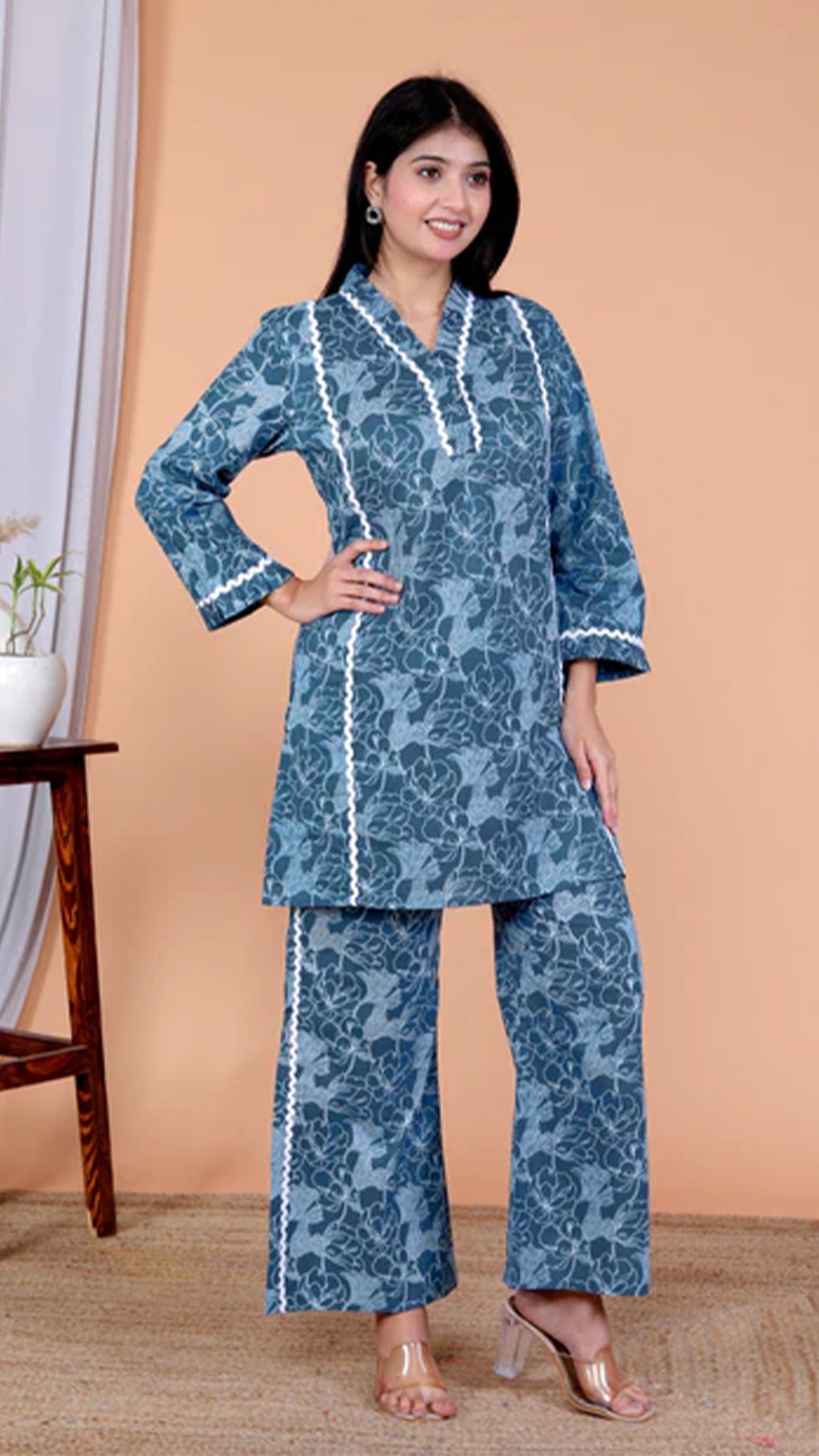 Pure Cotton Co-ord set M5525/SS