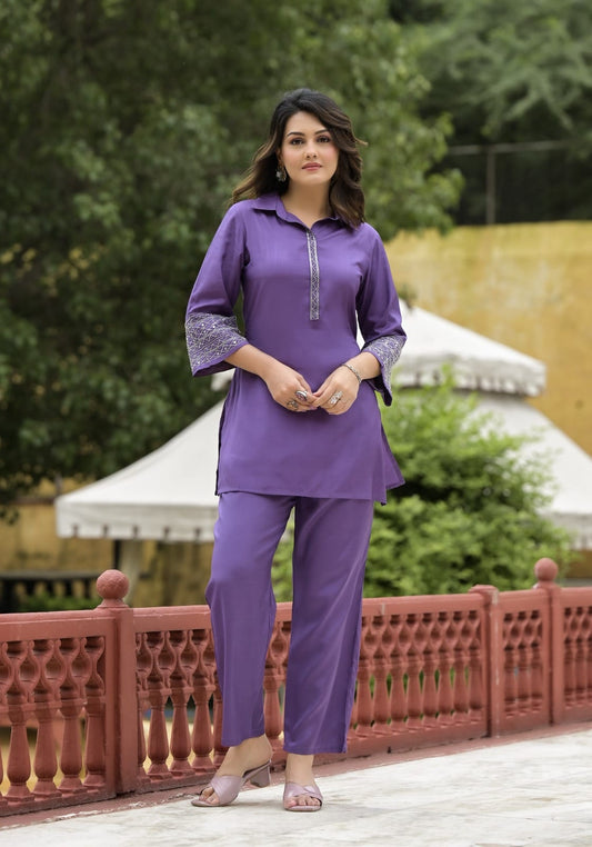 Pure Silk Co-ord set M1425AUSI