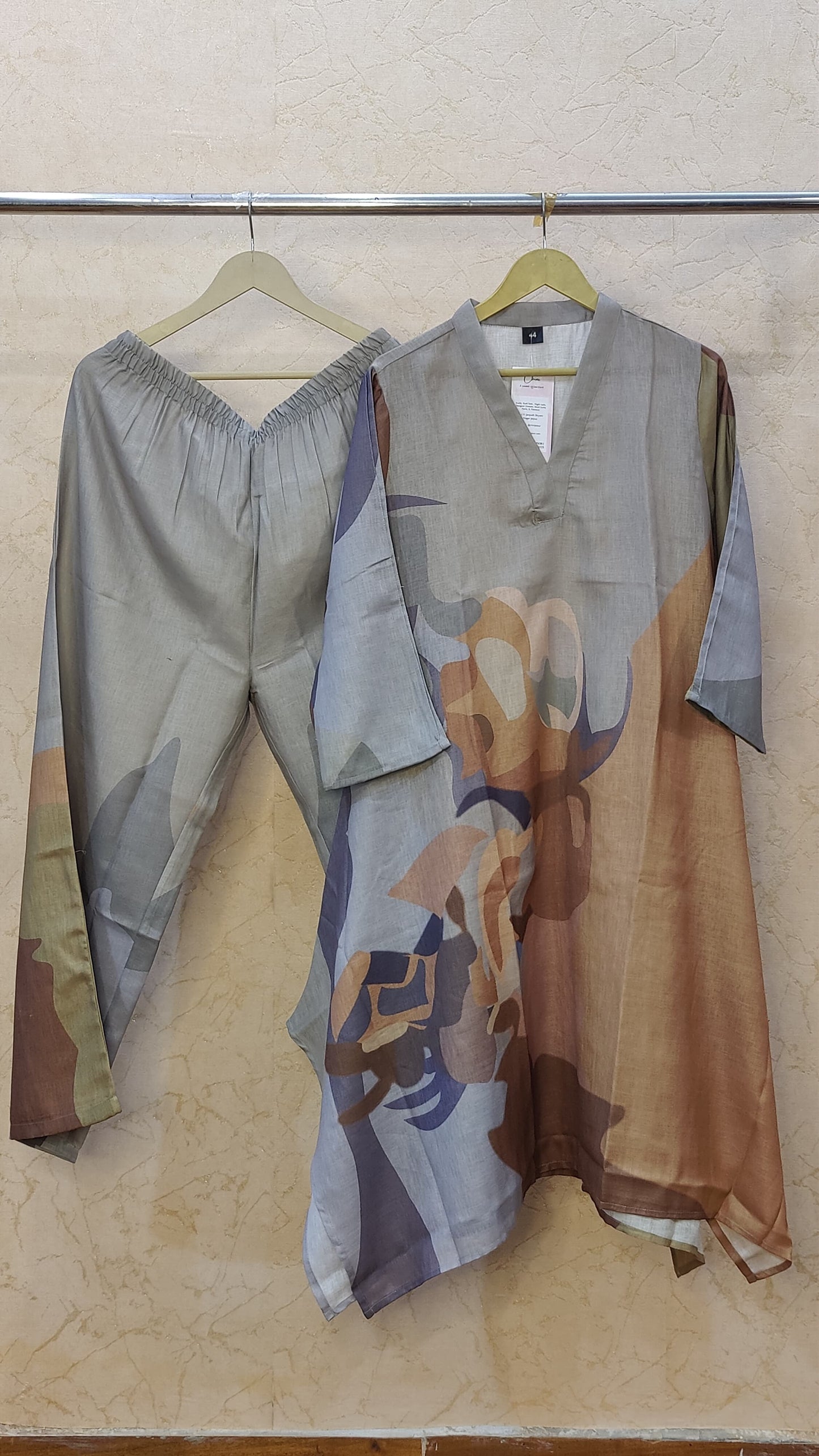 Pure Cotton Coord set M91025/SS