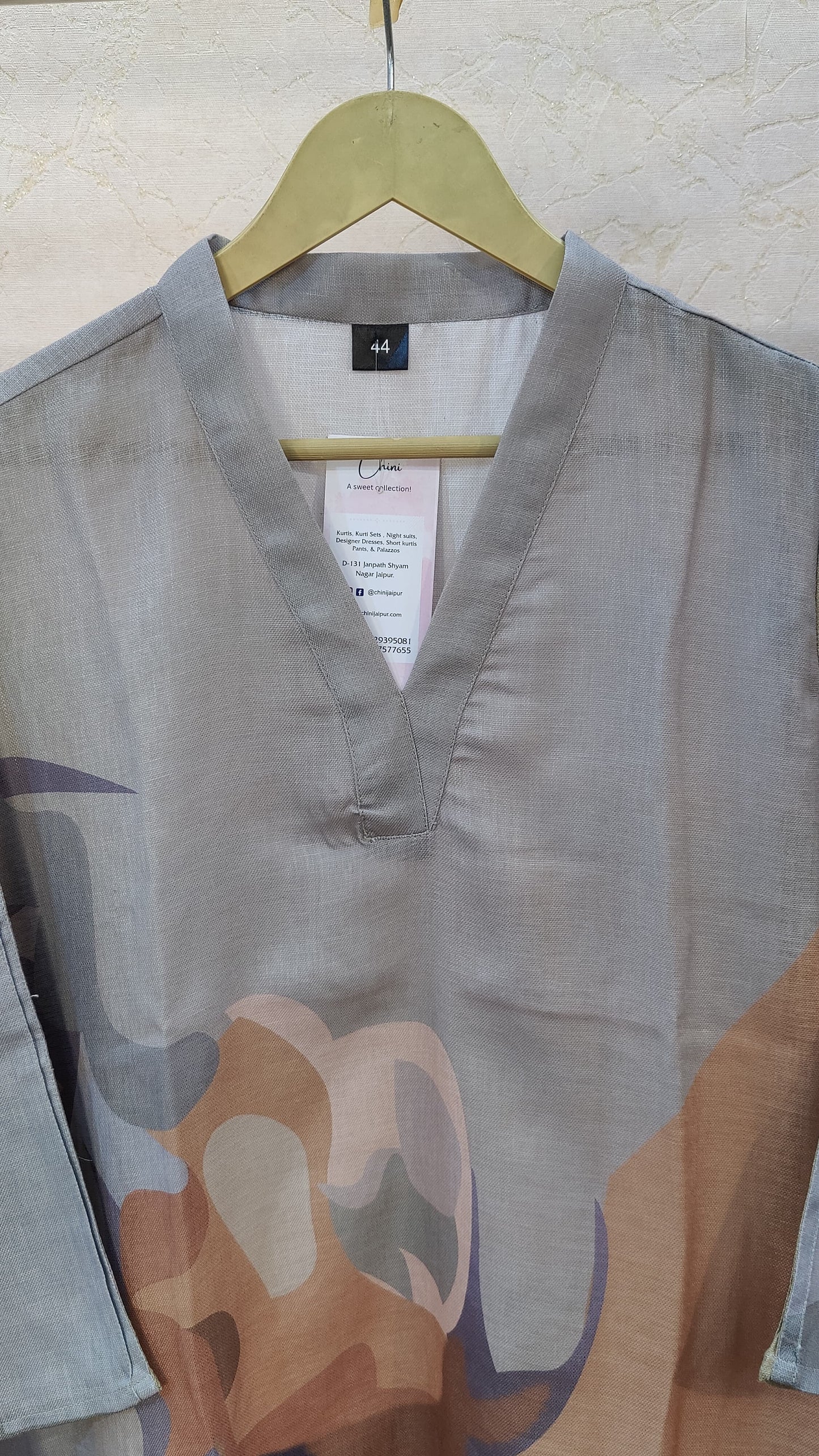 Pure Cotton Coord set M91025/SS