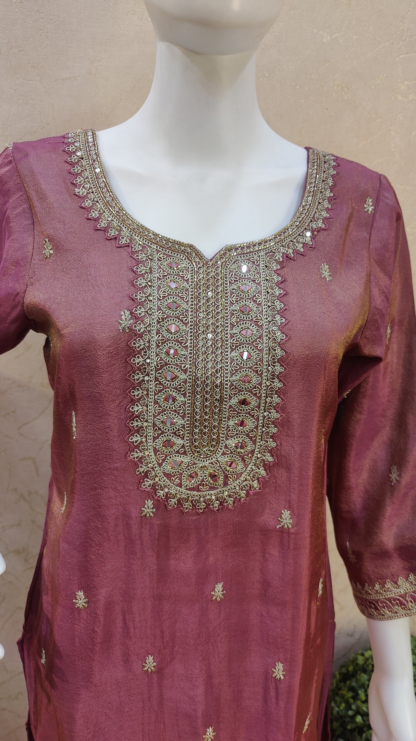 Pure Silk Sharara Set