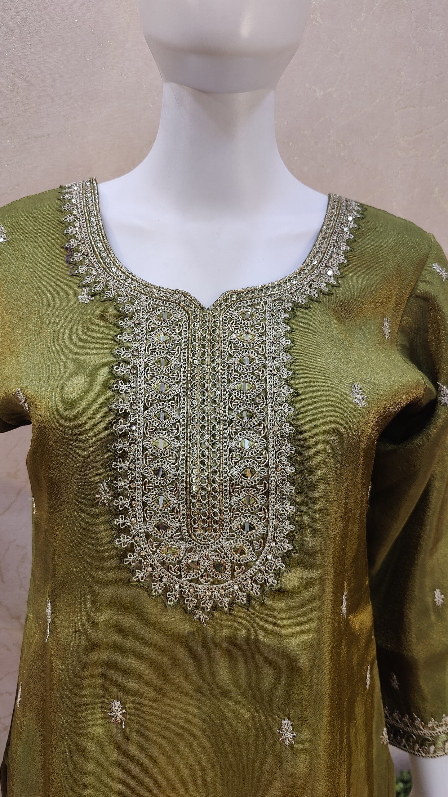 Pure Silk Sharara Set