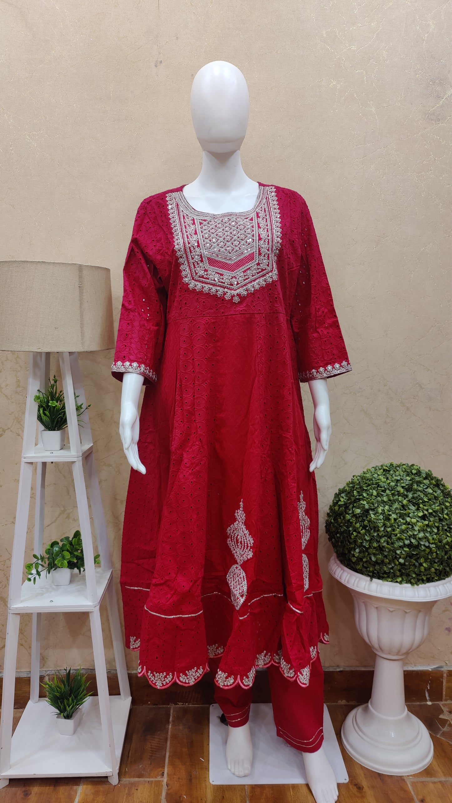 kurti with pant and Dupatta HM92100