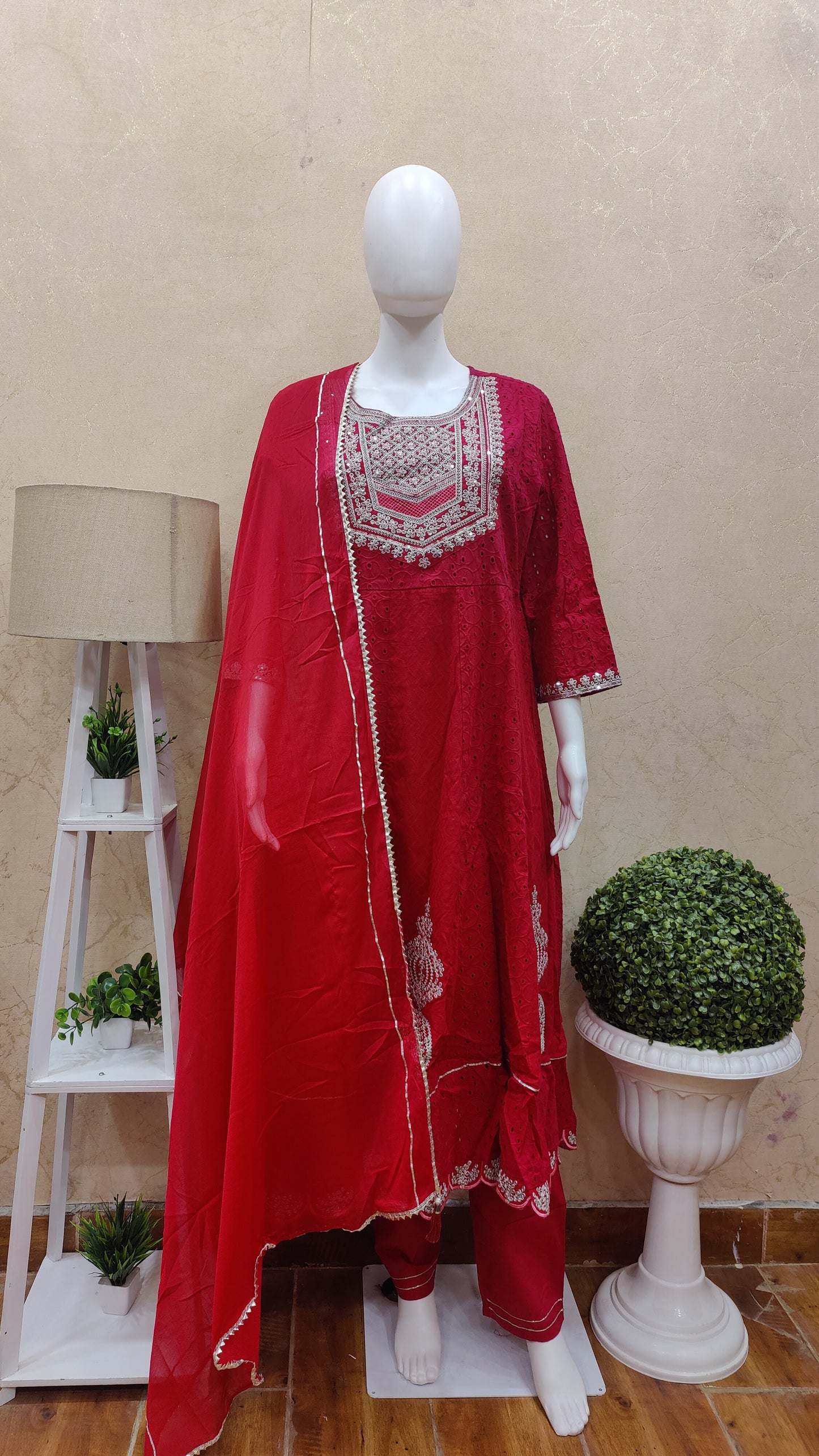 kurti with pant and Dupatta HM92100