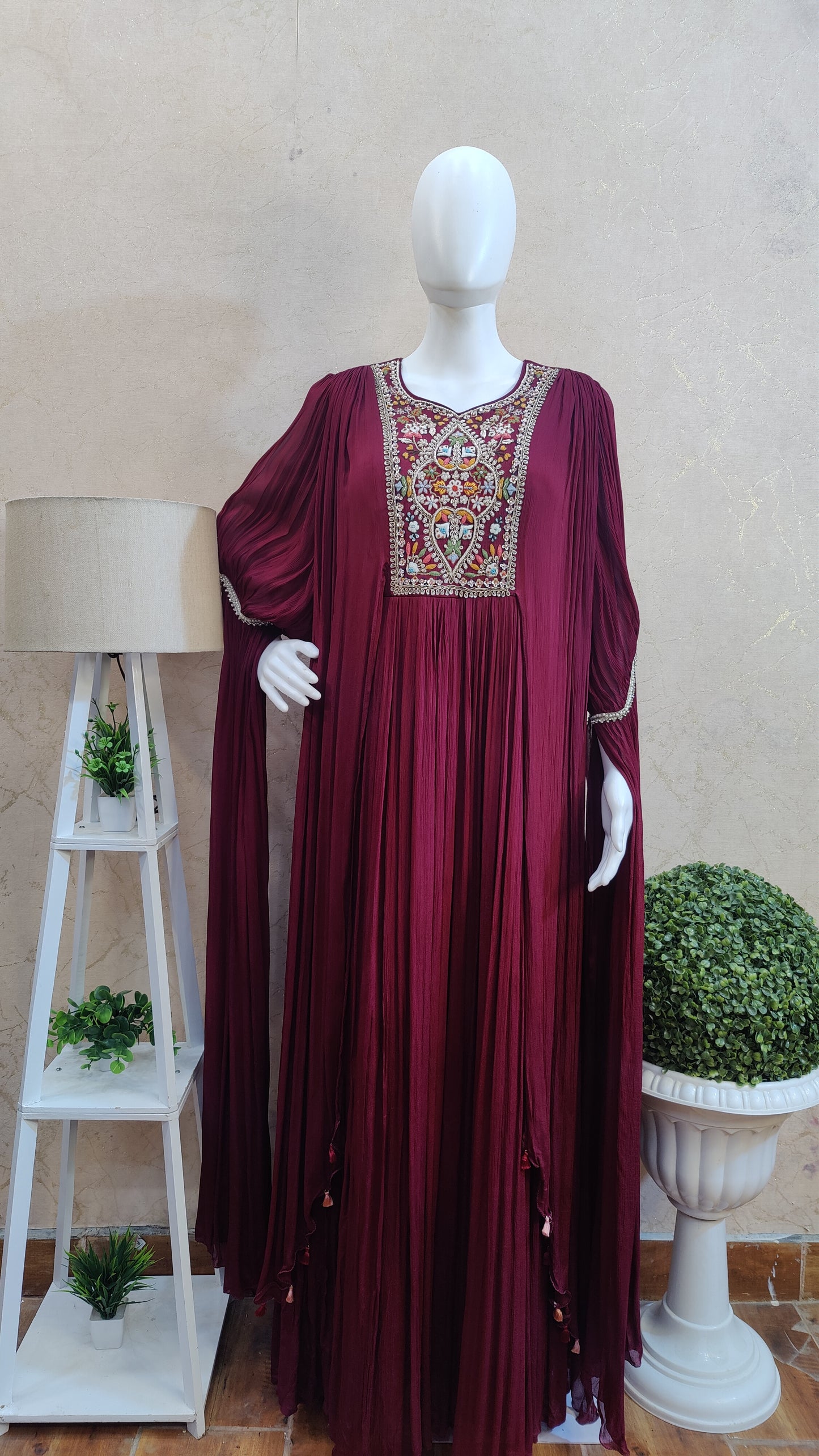 Pure Chinon long Gown LM94500CHINTI