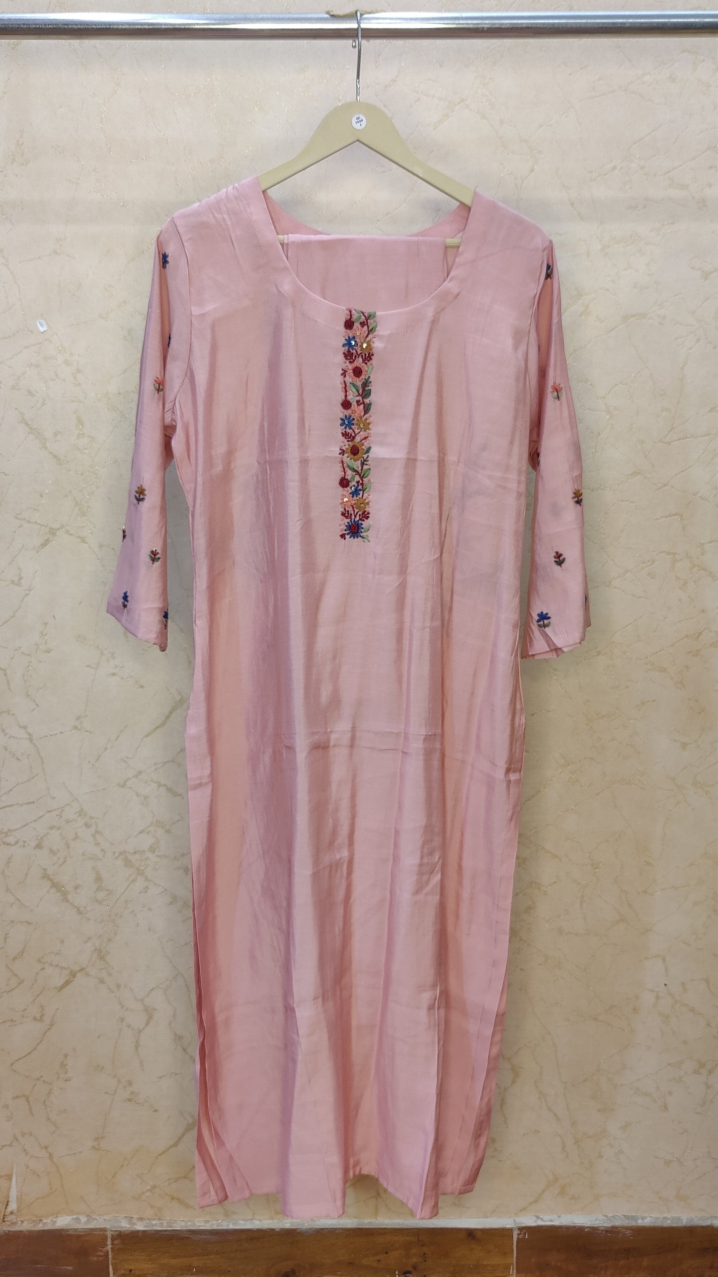 Roman Silk Kurti With Pant And Dupatta set M91125SS