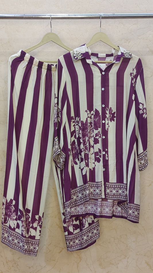 Pure Muslin Co-ord set M91485/AUR