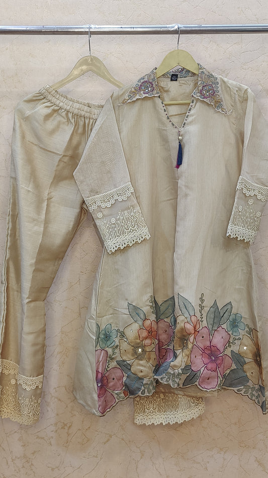 Tissue Silk Co-ord set M91565/SS