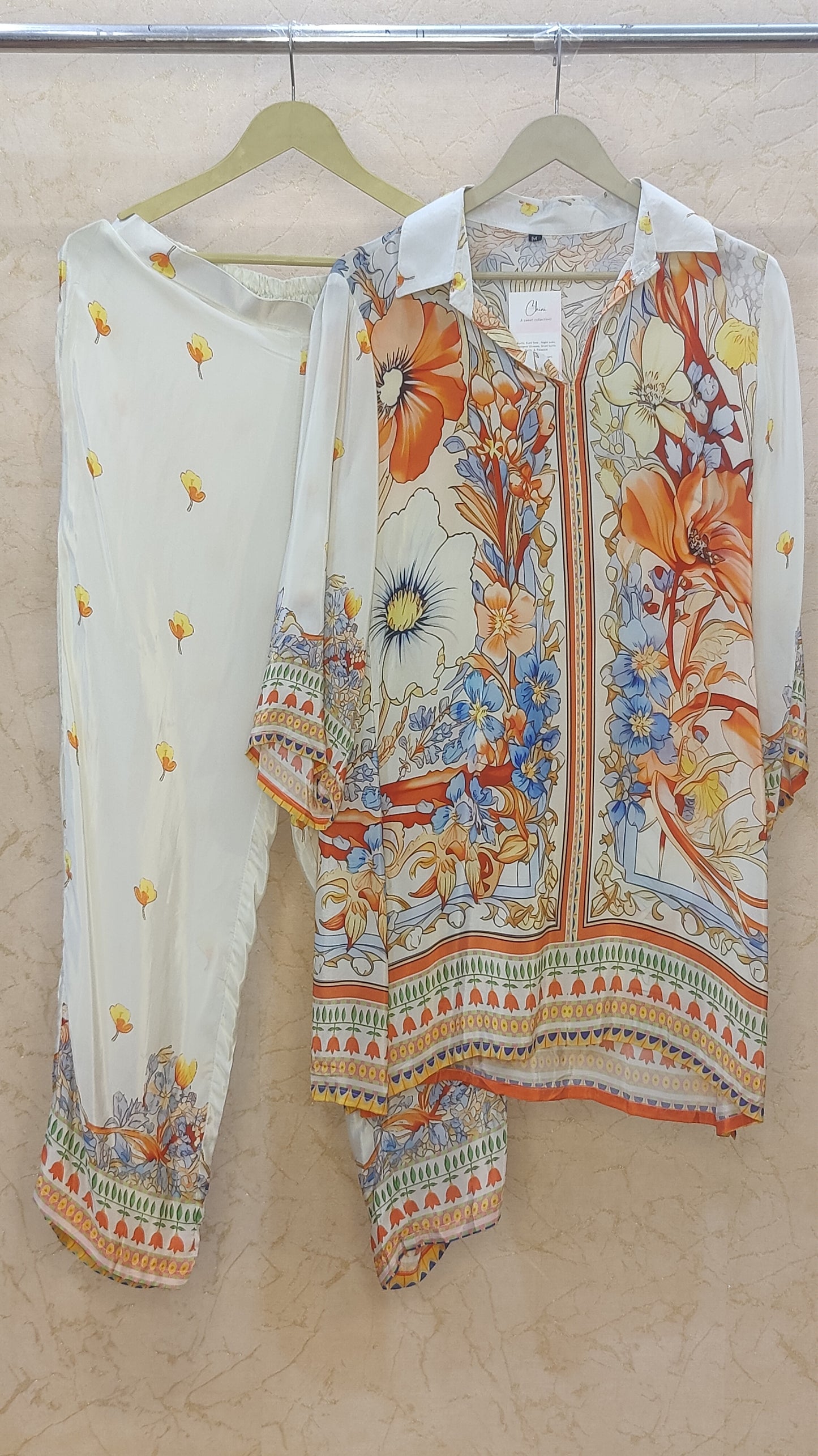 Silk Coord set M91425/AUR