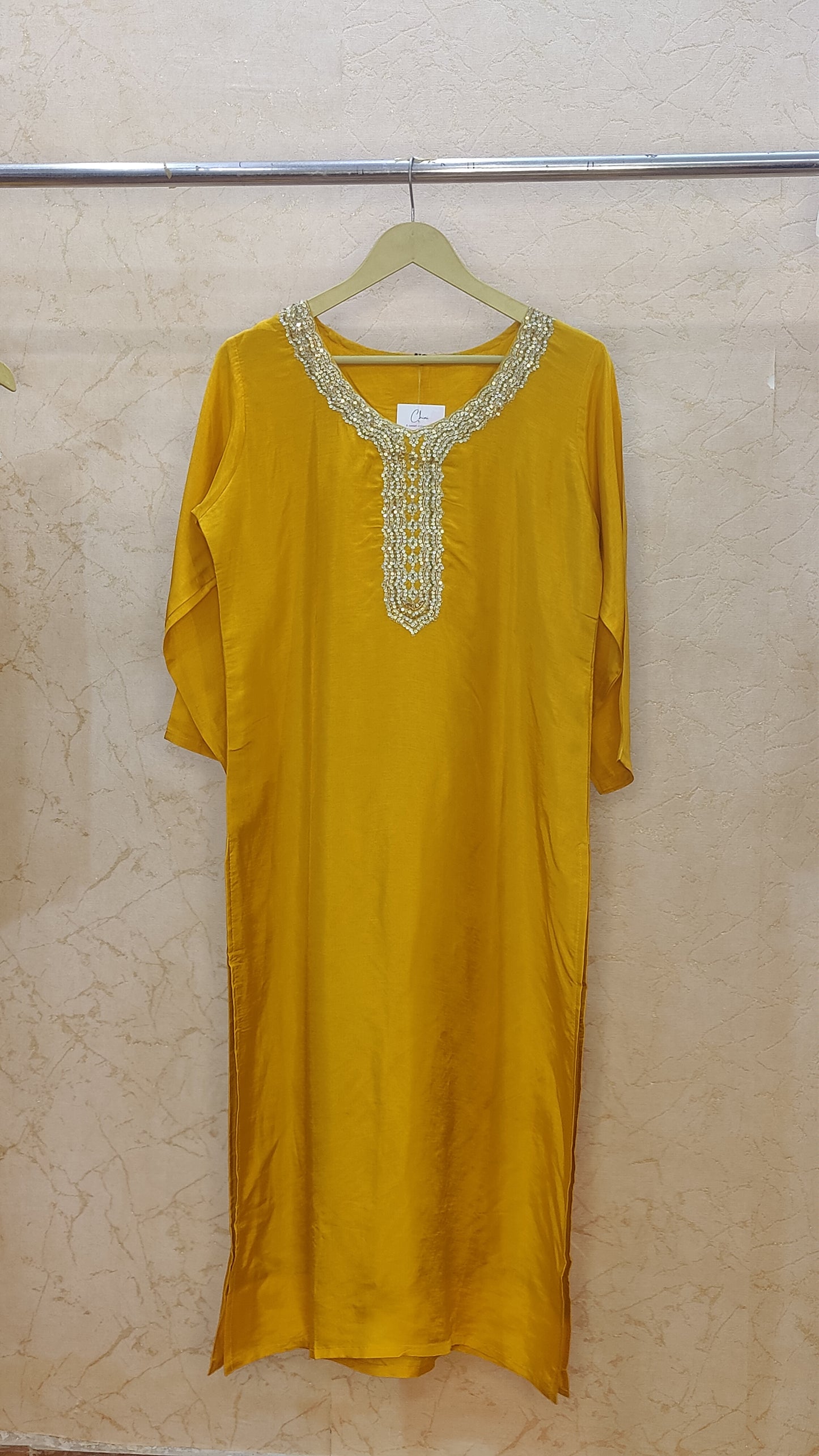 Pure Silk Kurti with pant and dupatta M91970RF