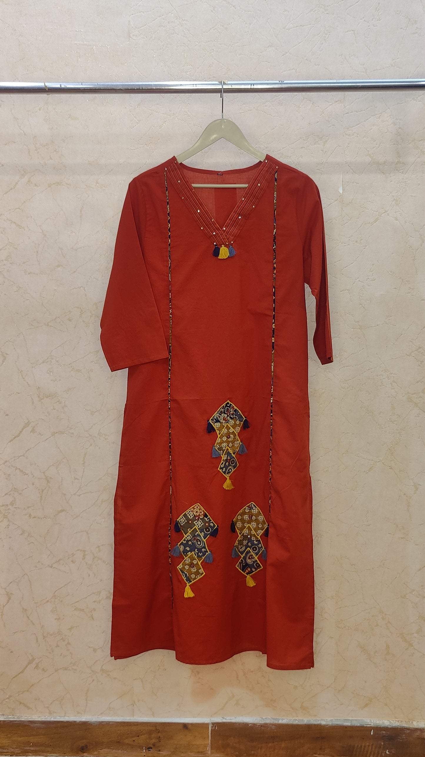 Pure Cotton kurti with pant and dupatta M9920/SS