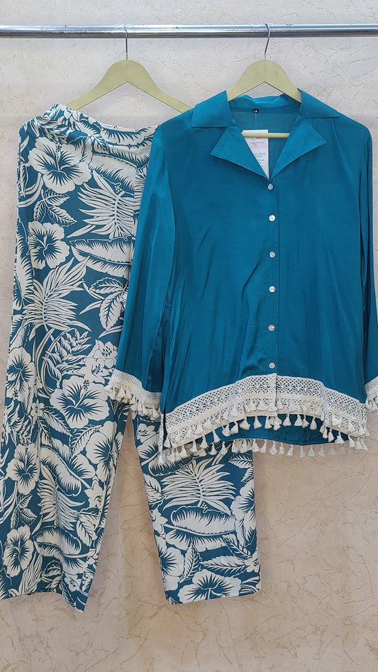 Pure Muslin Co-ord set M91025/AUR