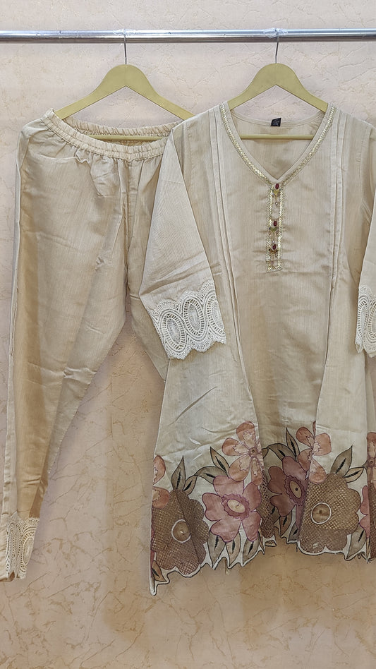 Tissue Silk Co-ord set M91565/SS