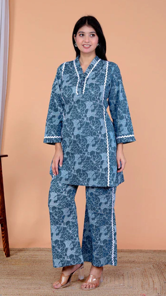 Pure Cotton Co-ord set M5525/SS