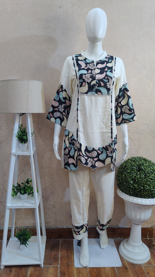 Muslin Coord set M91025/AUR