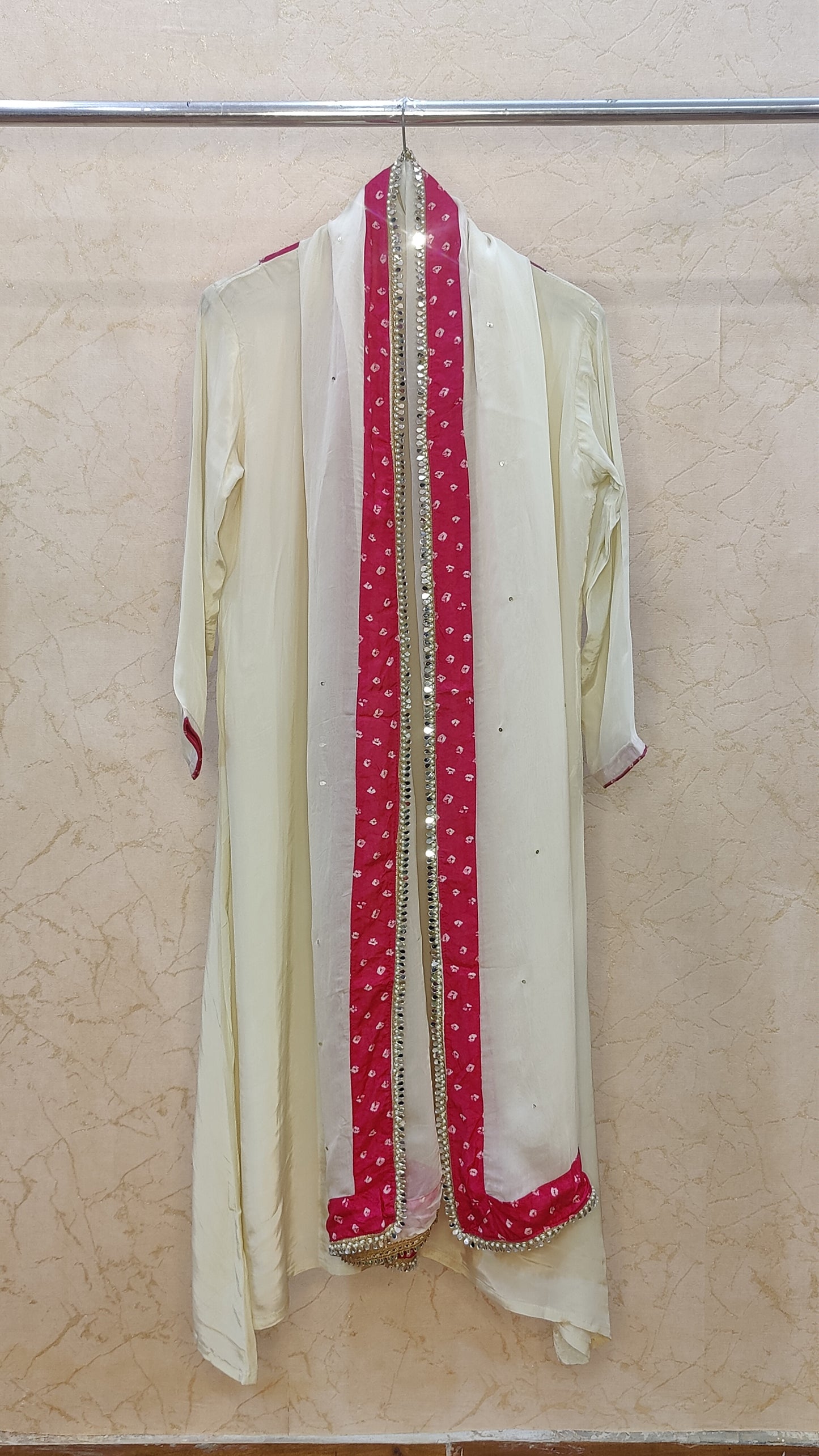 Pure Silk Kurti with pant and dupatta M92300/RF