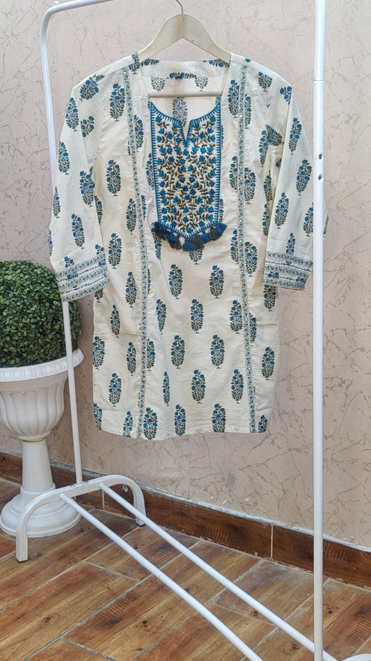 Pure Cotton Short Kurti M4475/FL