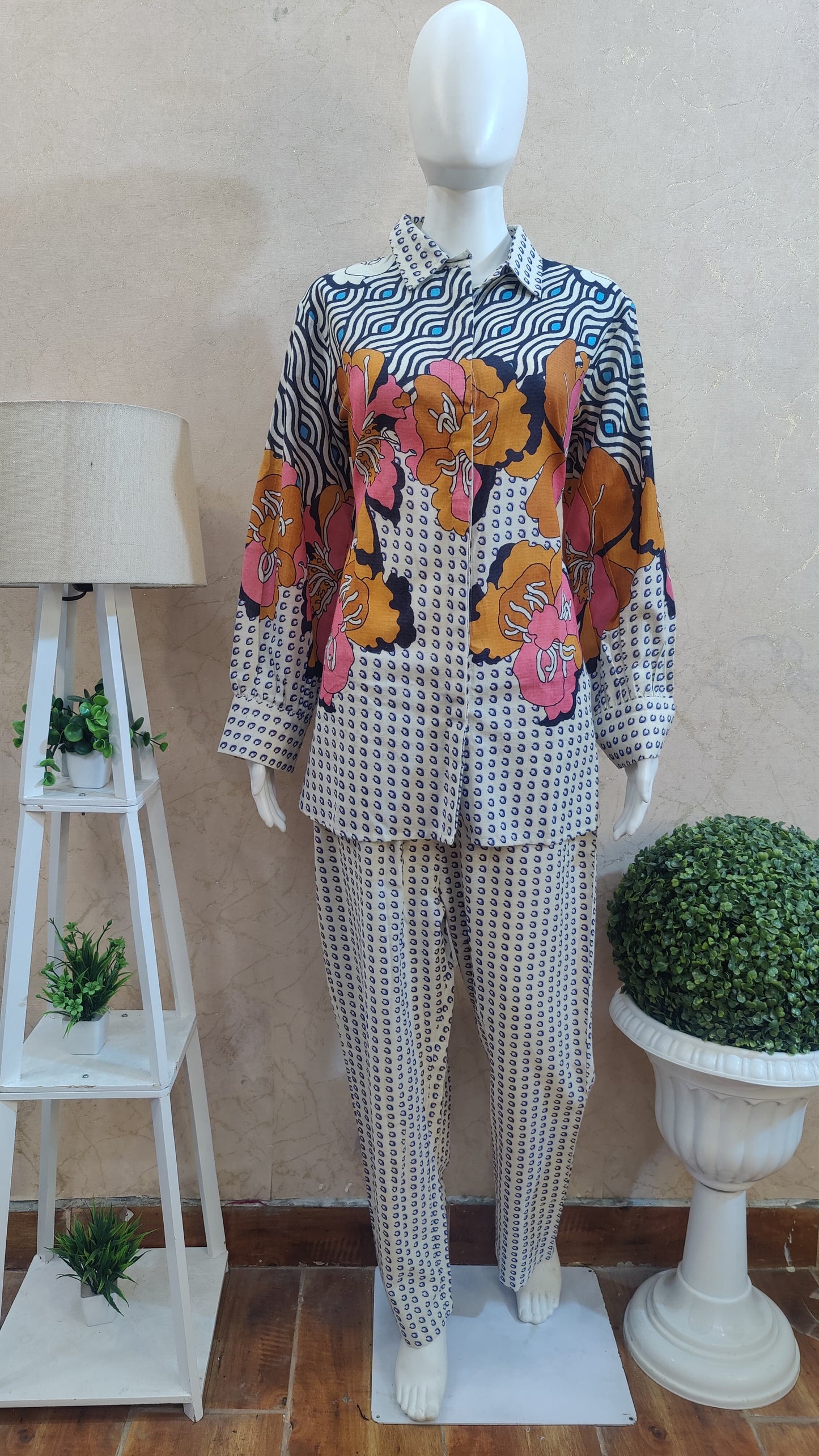 Pure Cotton Co-ord set M91025/GB