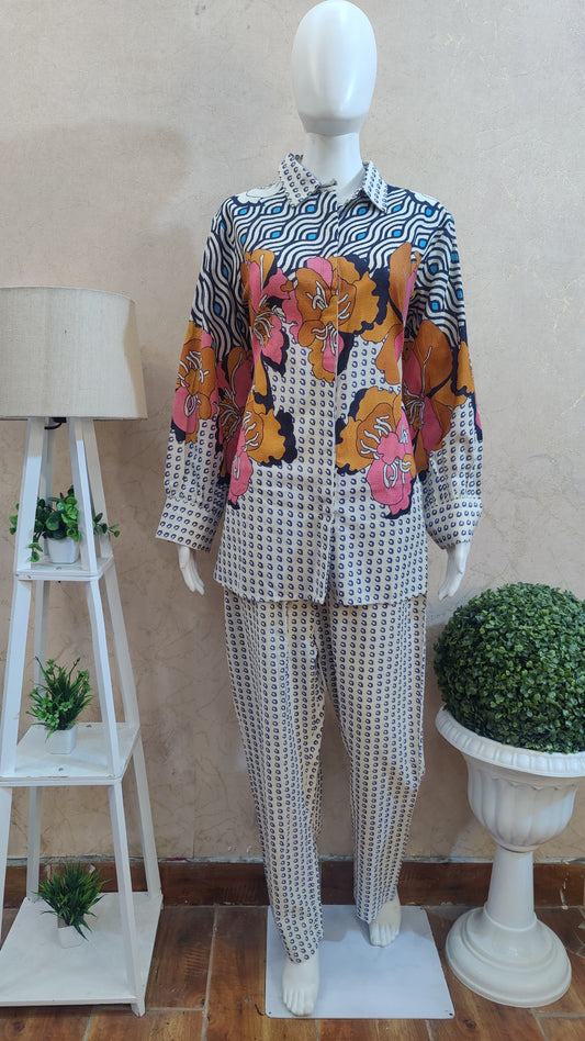 Pure Cotton Co-ord set M91025/GB