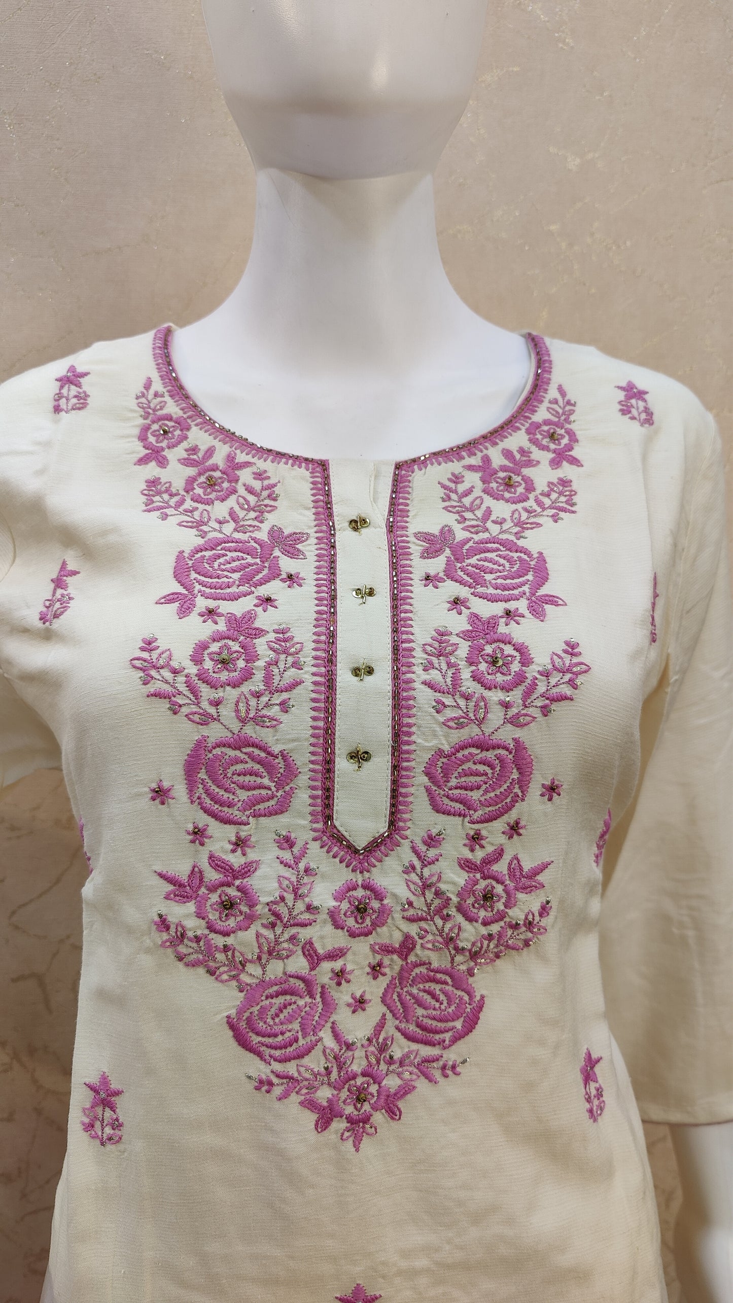 Silk Kurti with pant and Dupatta M91500MULSILK