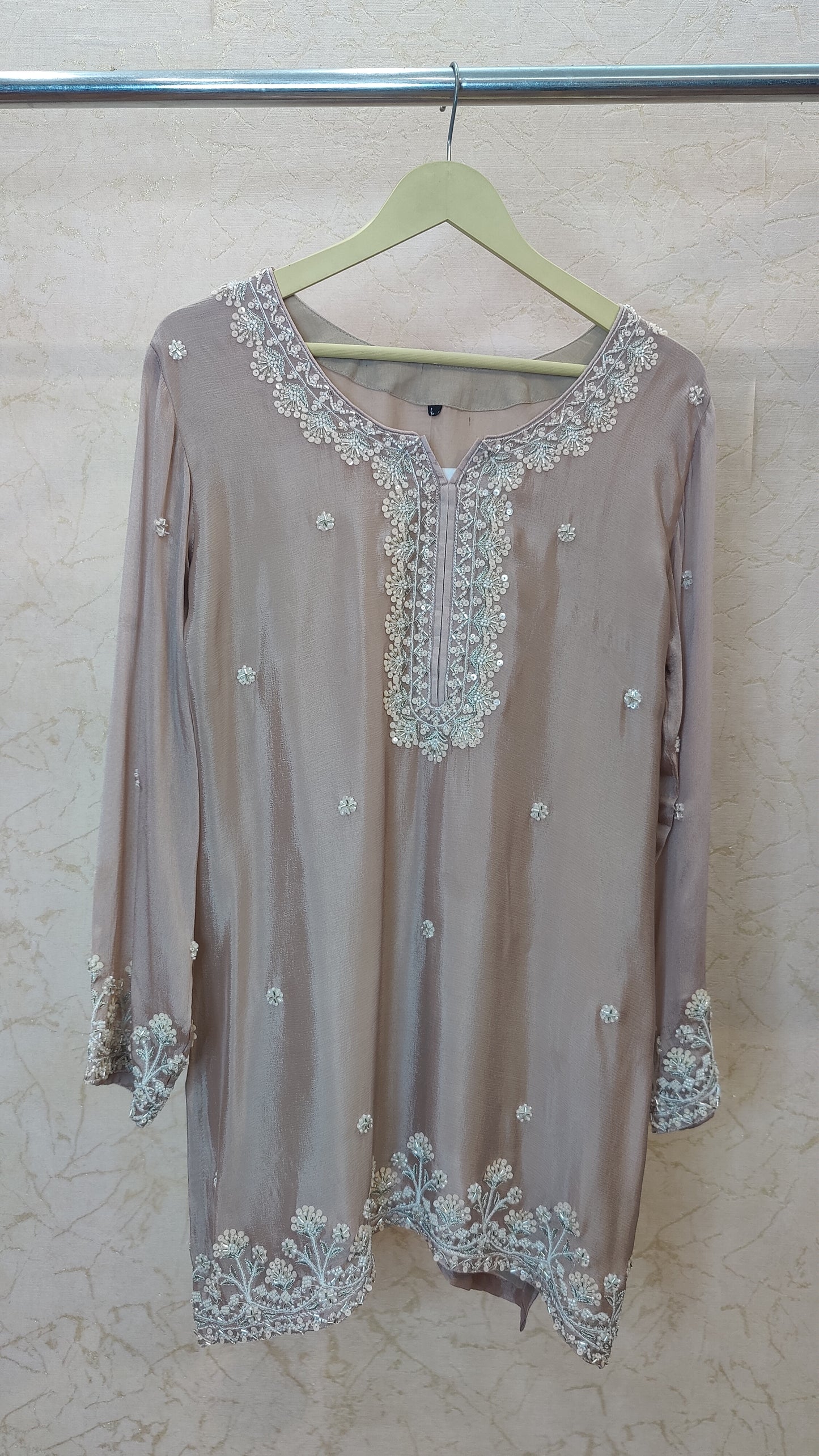 Pure Chinnon Sharara set. M94250RF