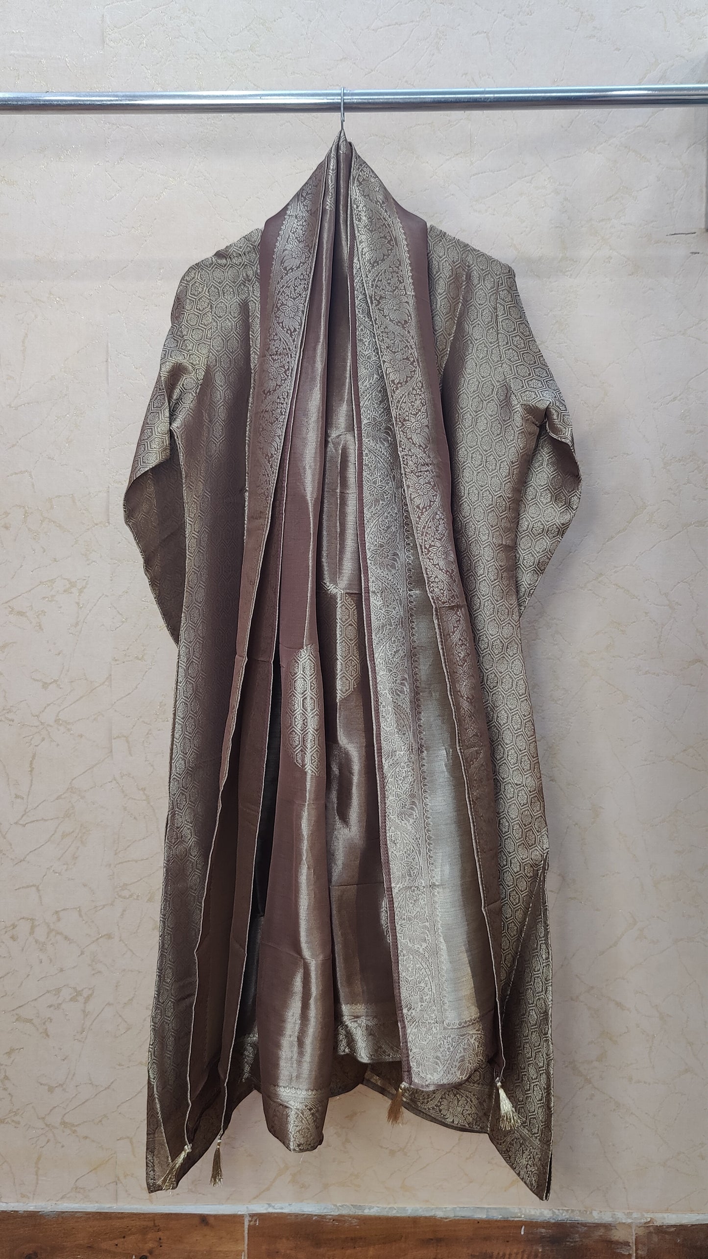 Pure Silk Kurti with pant and dupatta set. M93300